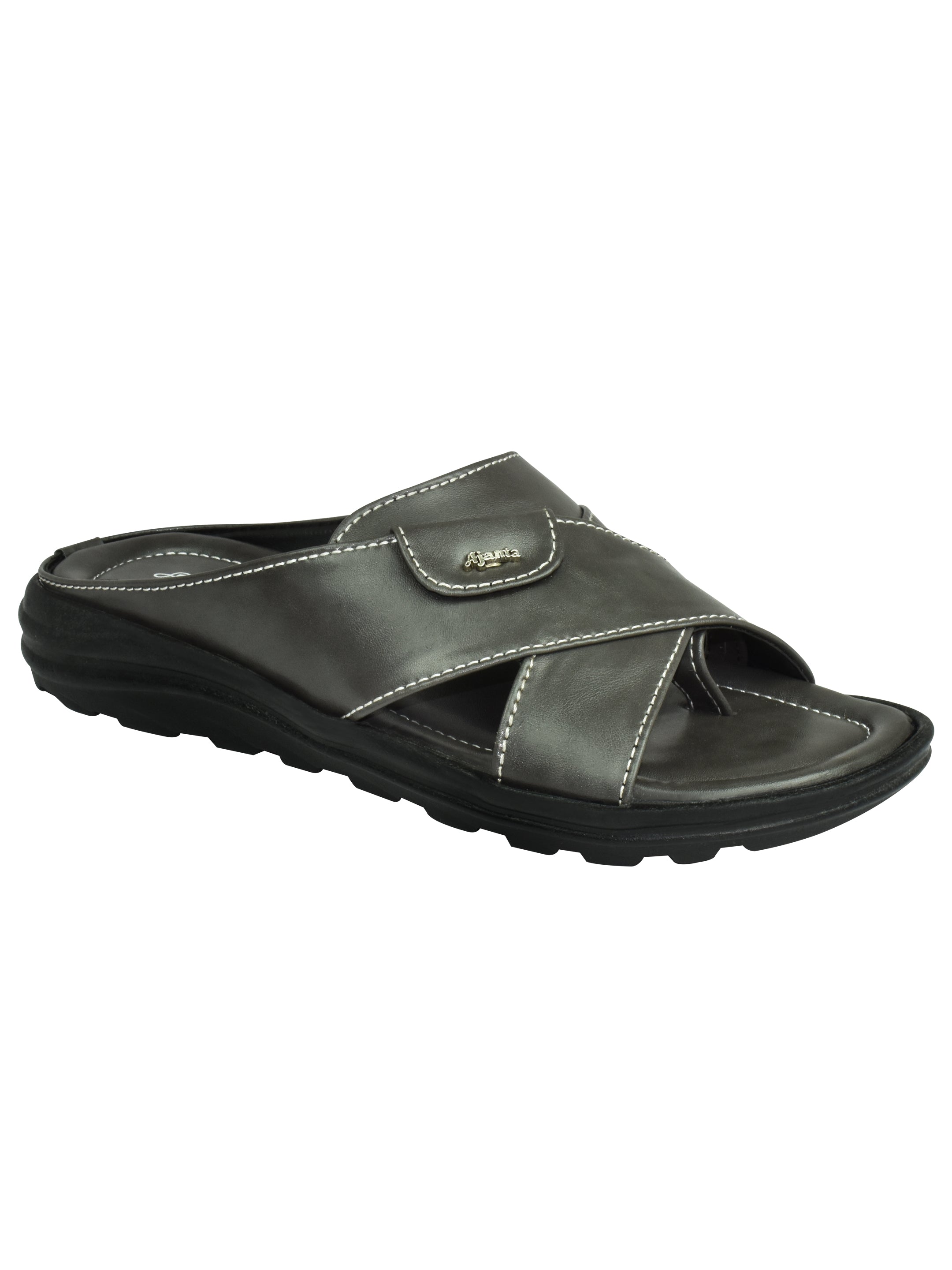 Ajanta Synthetic Sandals for Men Comfortable Sole & Durable Sandal /Men’s Casual Slip-On Sandals  EG0848