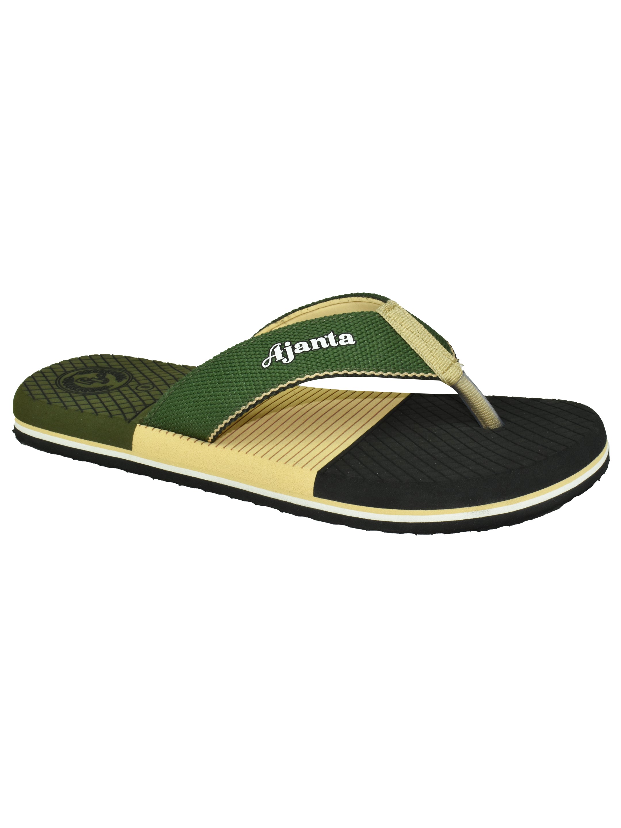 Ajanta Men’s Contemporary Daily-Wear Slipper with Soft Cushioned Footbed & Durable Build