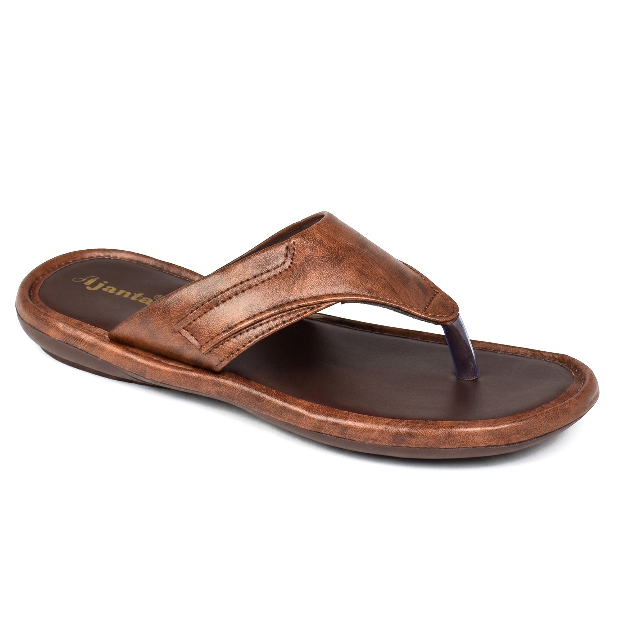 AJANTA Women Stylish Flat Sandals | Flexible Sole | Comfortable Fit (Brown)