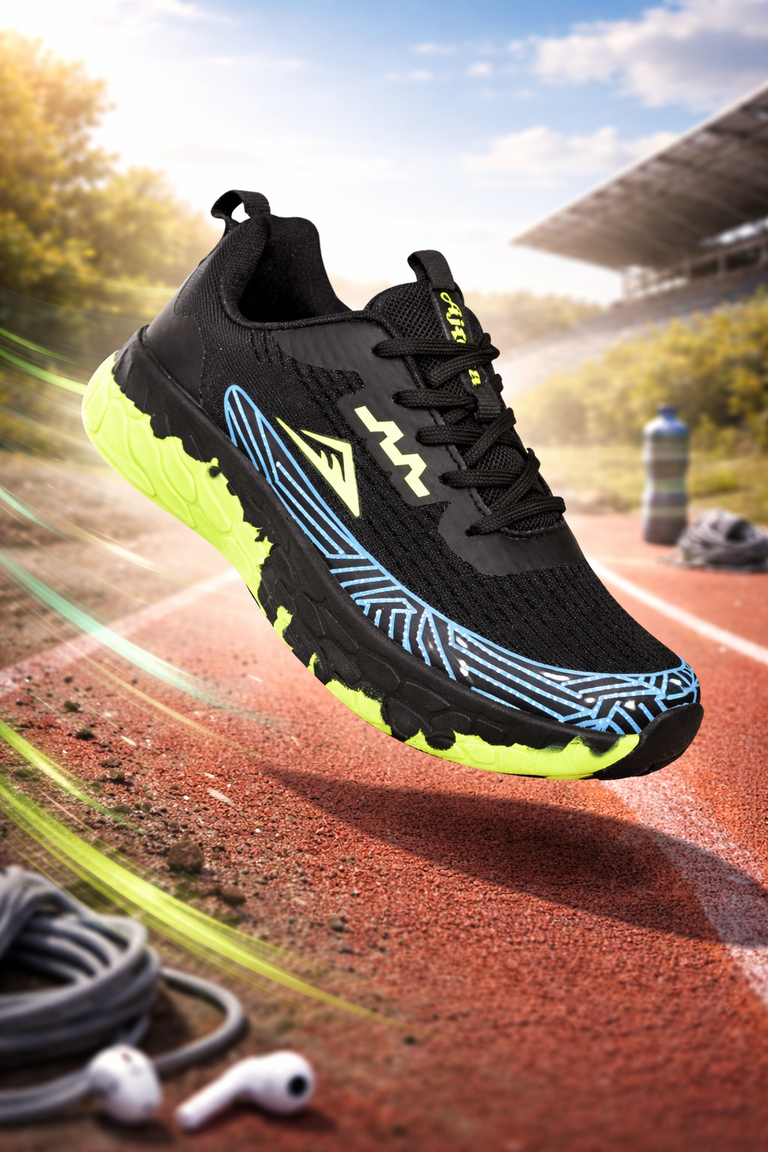 Ajanta Men's Neo-Glide Pacer Runner Shoe