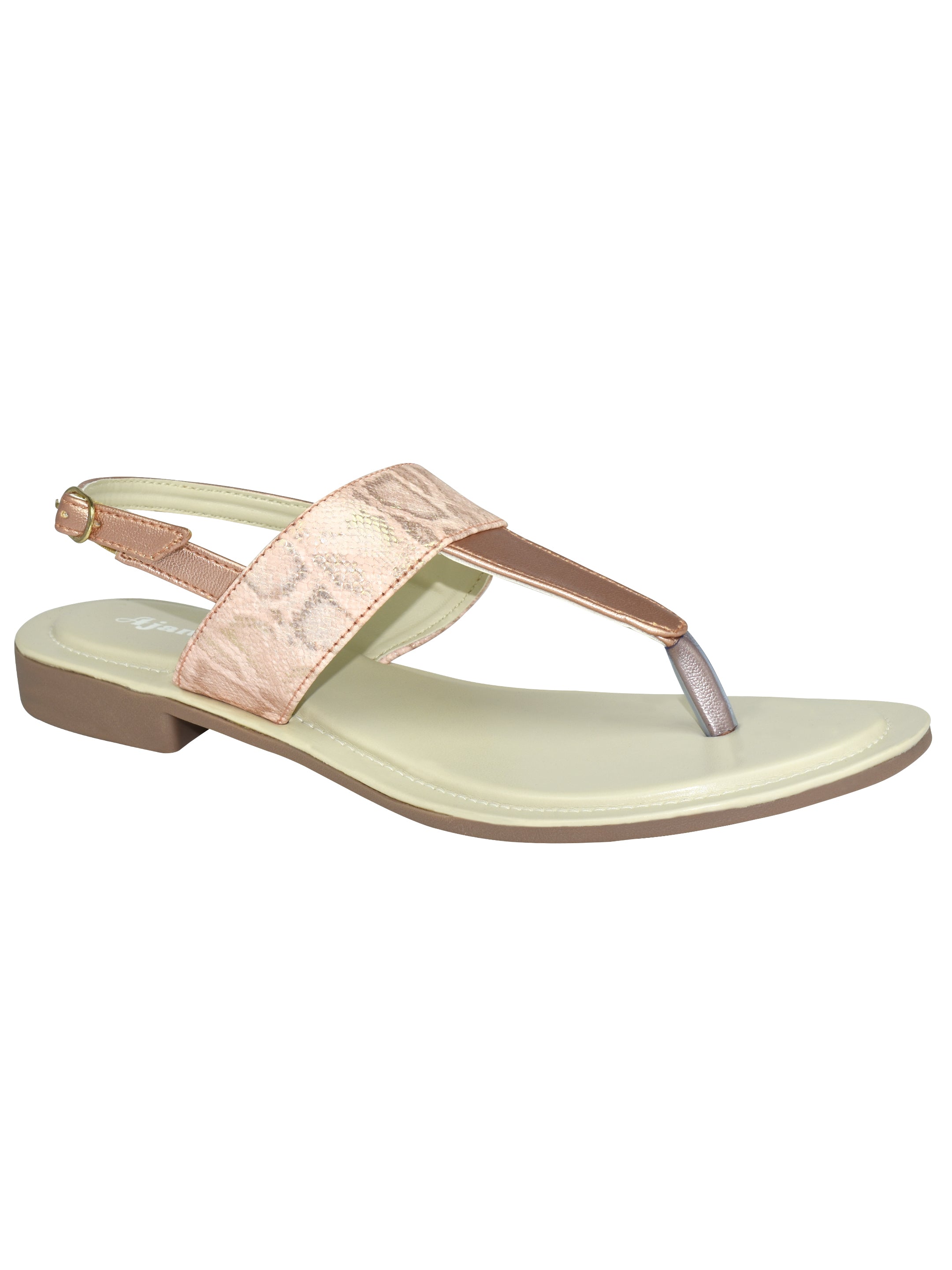 Ajanta Comfortable flat sandals for women stylish Casual Soft chappal Summer Look with These Flats EL4013