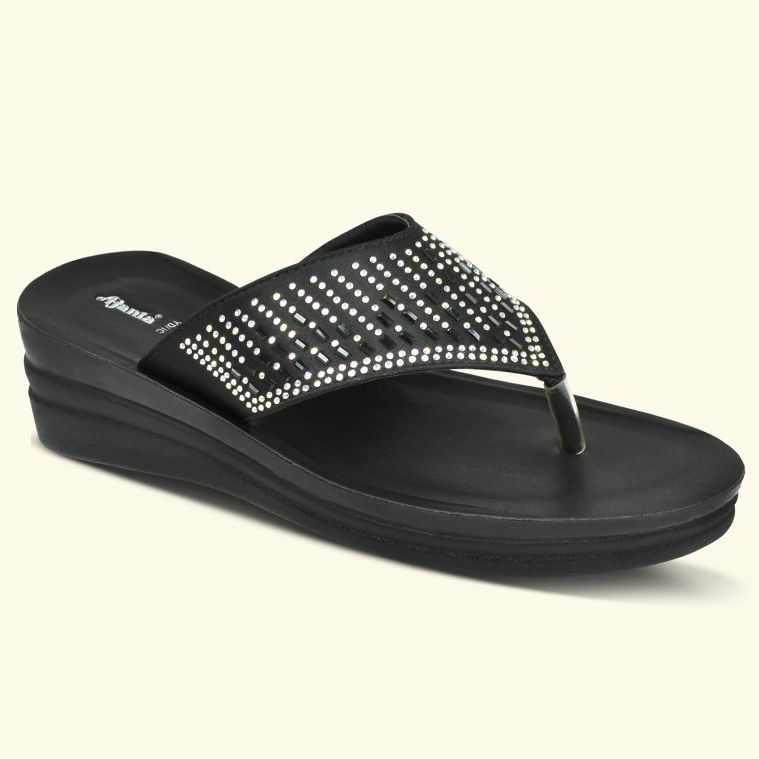 AJANTA Comfortable Flat Fashion Slip-on Slipper for Women,Chappal for Women & Girls EL1023