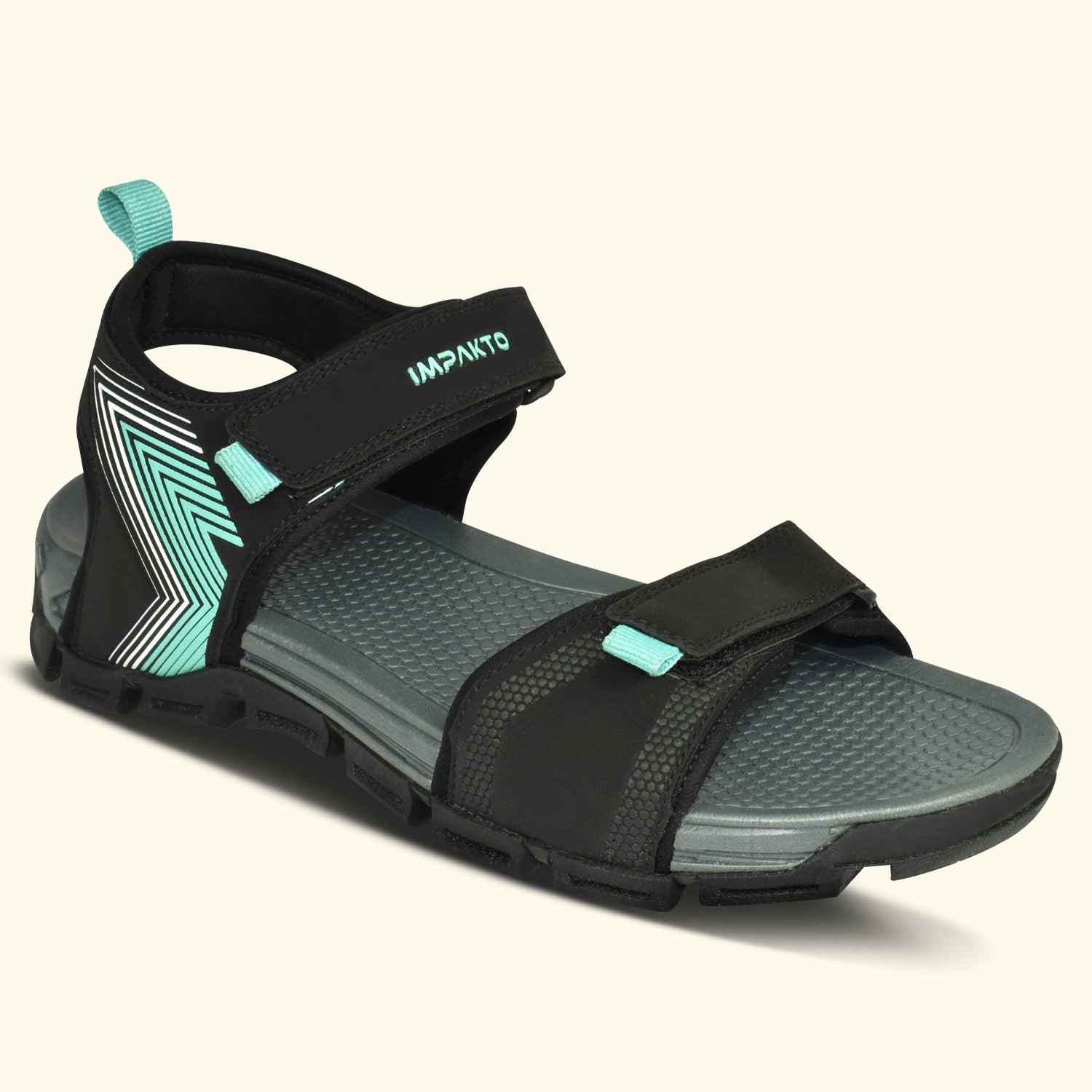 Ajanta Men’s Breathable Velcro Sandals – Adjustable Fit & Cushioned Comfort