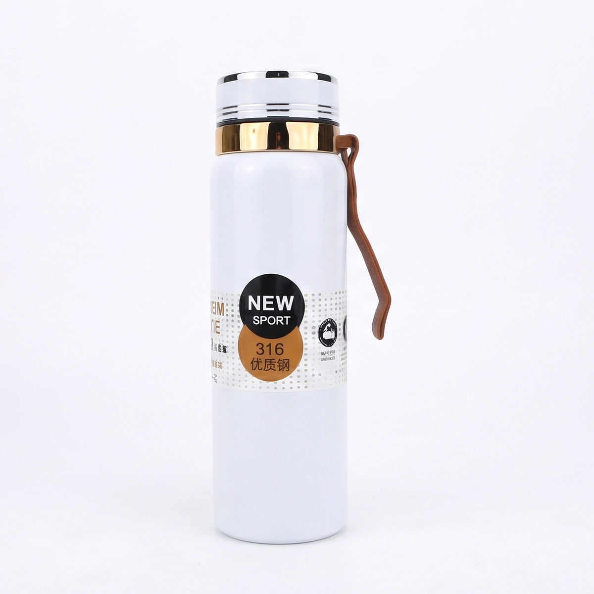 AJANTA 1 Litre Stainless Steel Water Bottle | Double Wall Vacuum Insulated Thermal Flask | 12H Hot & 24H Cold Retention | Leak Proof Water Bottle with Carry Strap, Inner Strainer & Matte Finish Drinking Bottle For Office, Gym & Travel