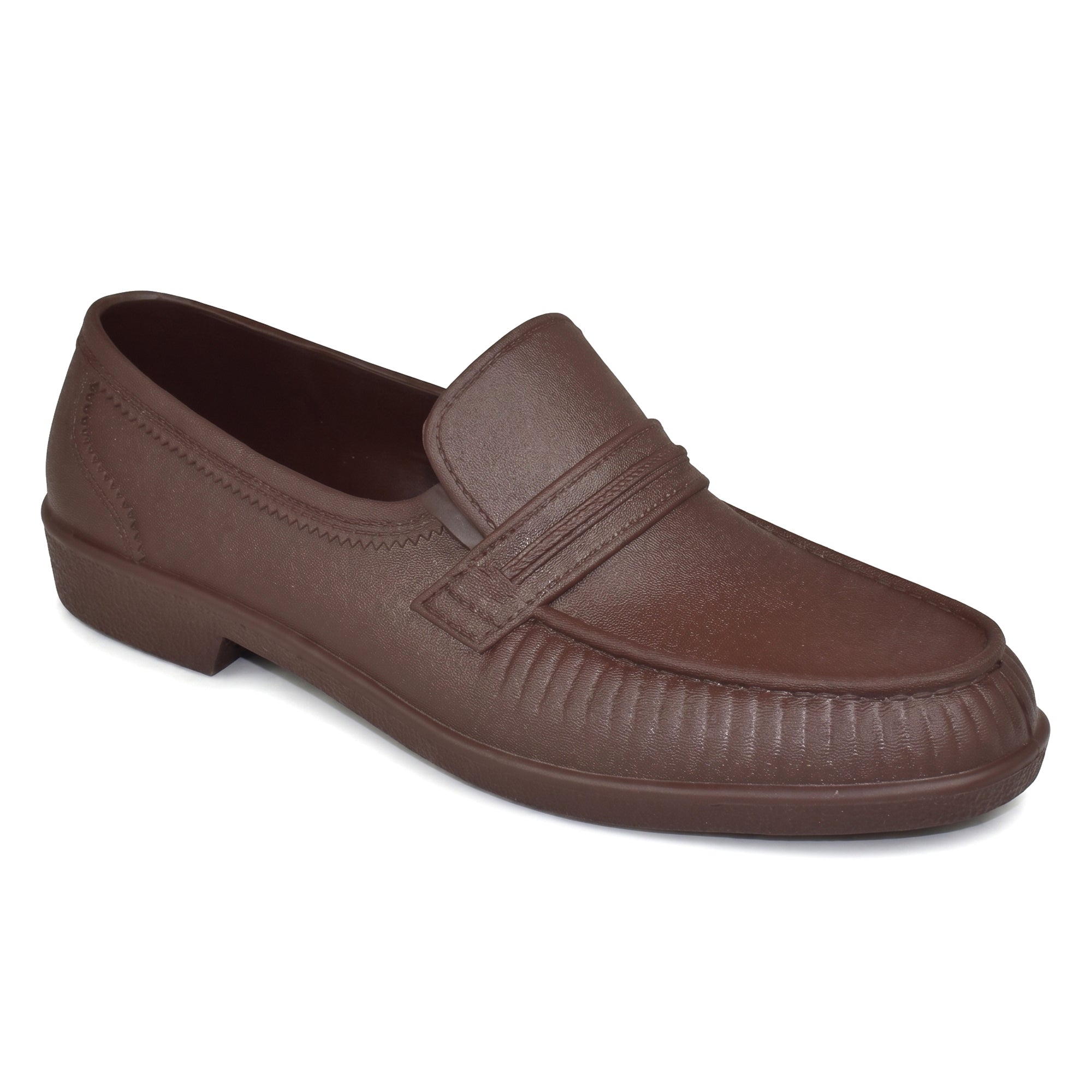 AJANTA Waterproof PVC Loafers Shoes for Men | Lightweight Slip-On Rain Shoes | Casual Monsoon Footwear |  Moccasin Shoes Office, Travel, Driving & Daily Wear Rr