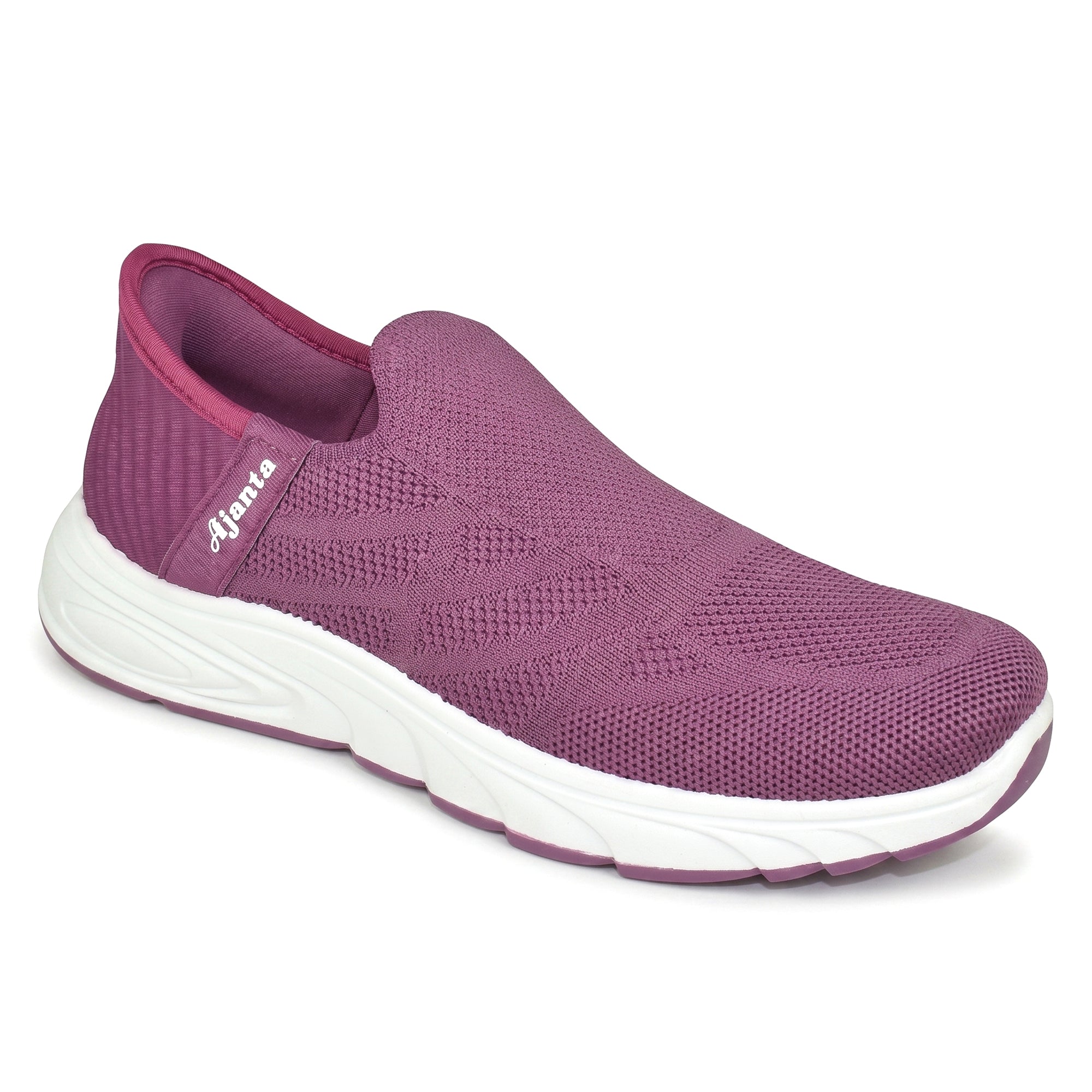 AJANTA Hands-Free Slip On Shoes for Women | Walking Shoes for Women | Sports Shoes | Lightweight Breathable Running Sneakers | Memory Foam Cushion | Gym, Office, Travel, Casual Shoes Black
