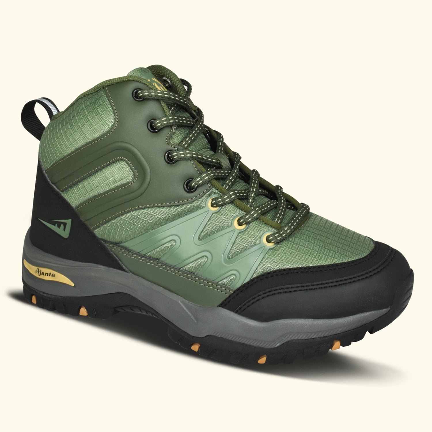 AJANTA Terra Trek Outdoor Hiking Shoes With Superior Grip & Comfort | Lightweight & Sturdy Boots EG1054