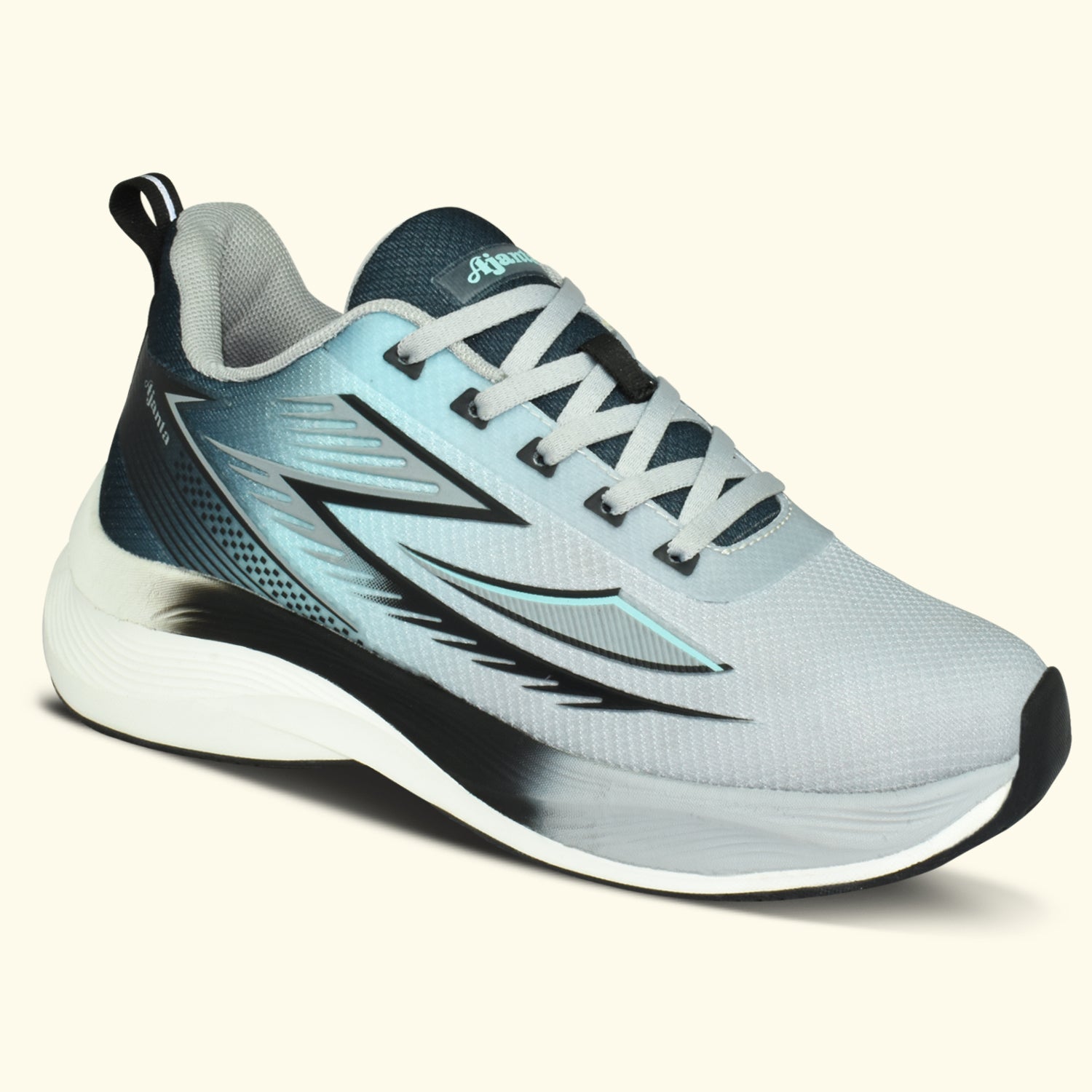 AJANTA AeroFlow Sports Shoes | Lightweight |Anti-Slip Grip |Fitness Shoes for Training & Outdoor EG1034
