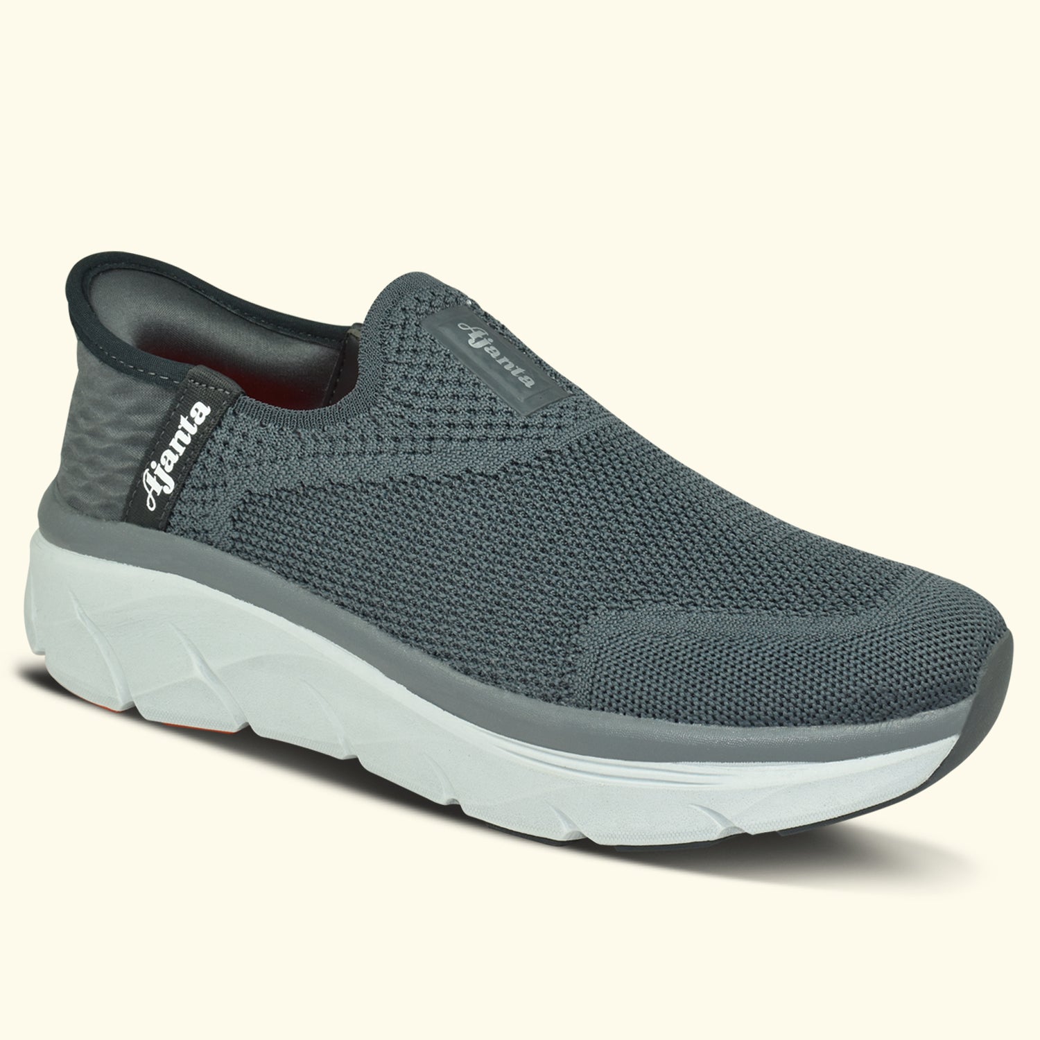 Ajanta Ignite Knit Running Shoes | All-Day Style| Slip-On Shoes |Cushioned & Daily Wear Outdoor shoes EG1050