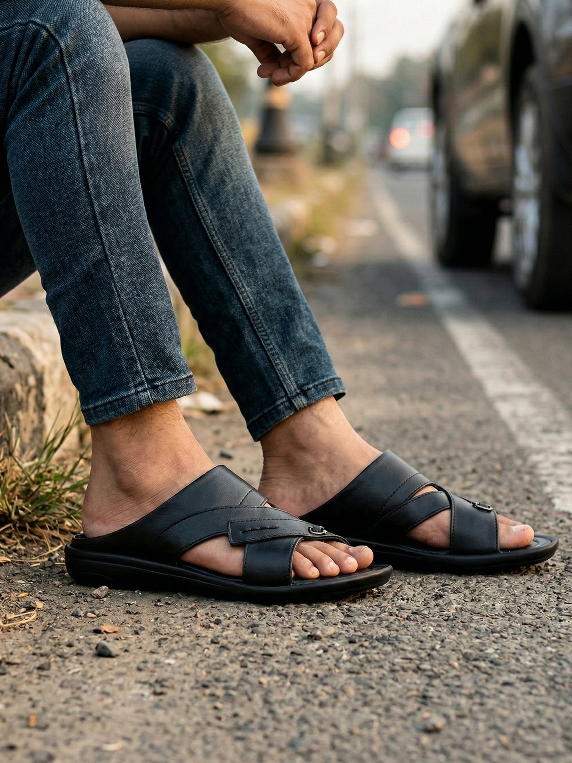Ajanta Men’s Non-Slip Lightweight Sandal