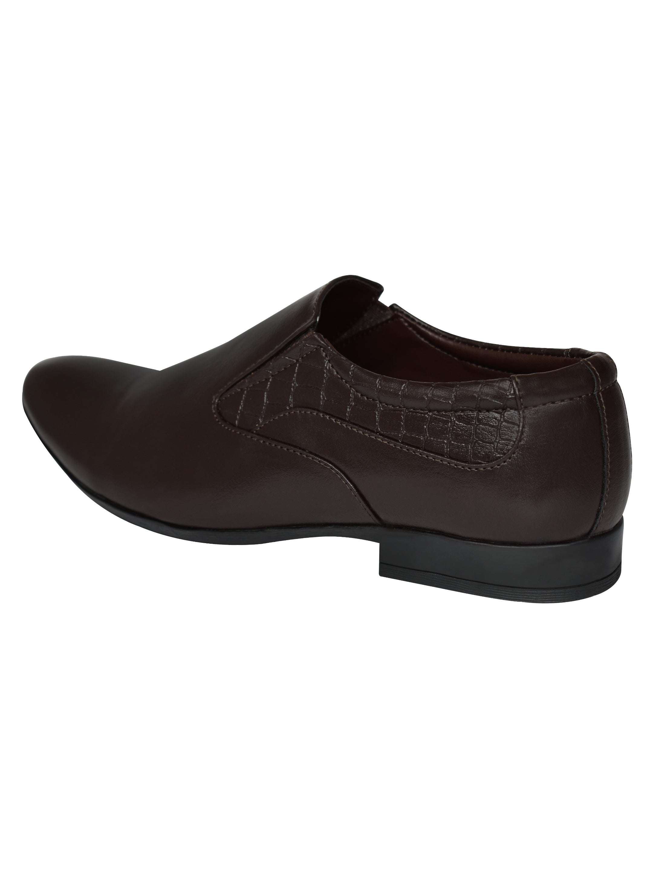 Ajanta Men’s Brown Slip-On Formal Shoes for Office & Business Wear