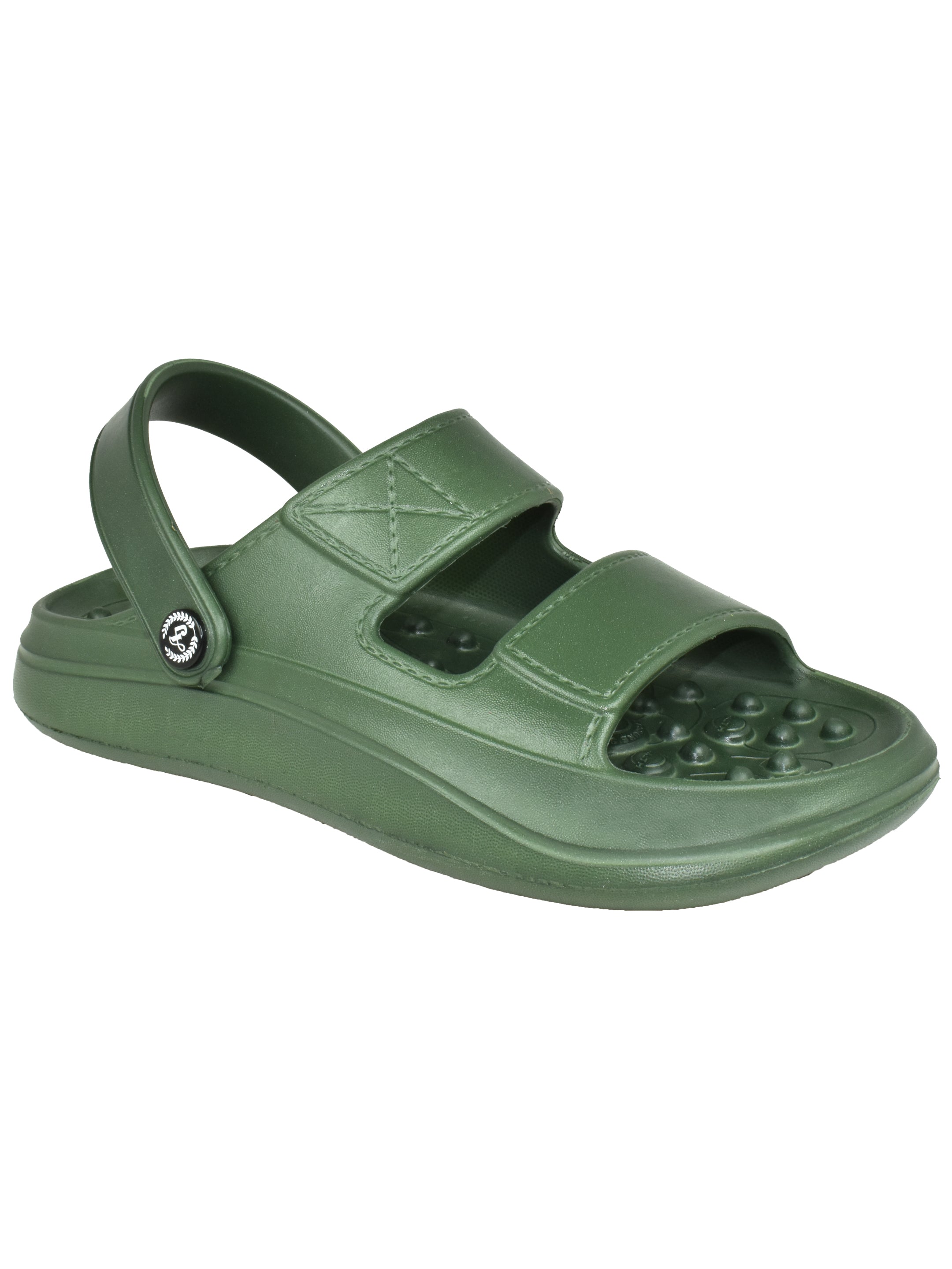 Men’s Accupressure EVA Sandal with Dual Straps, Adjustable Heel Support & Slip-Resistant Sole