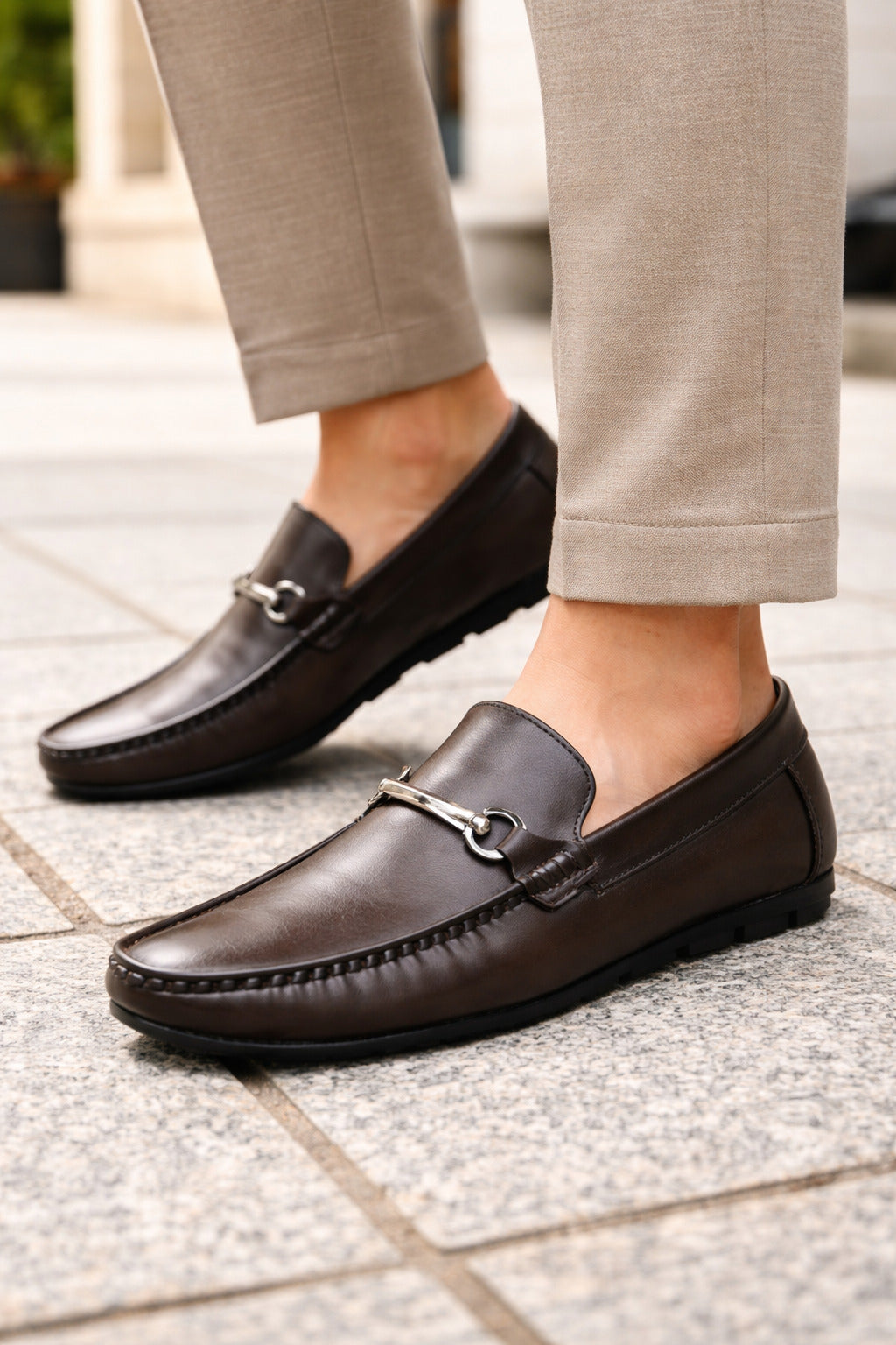 Ajanta Men’s Slip-On Cushioned Loafers