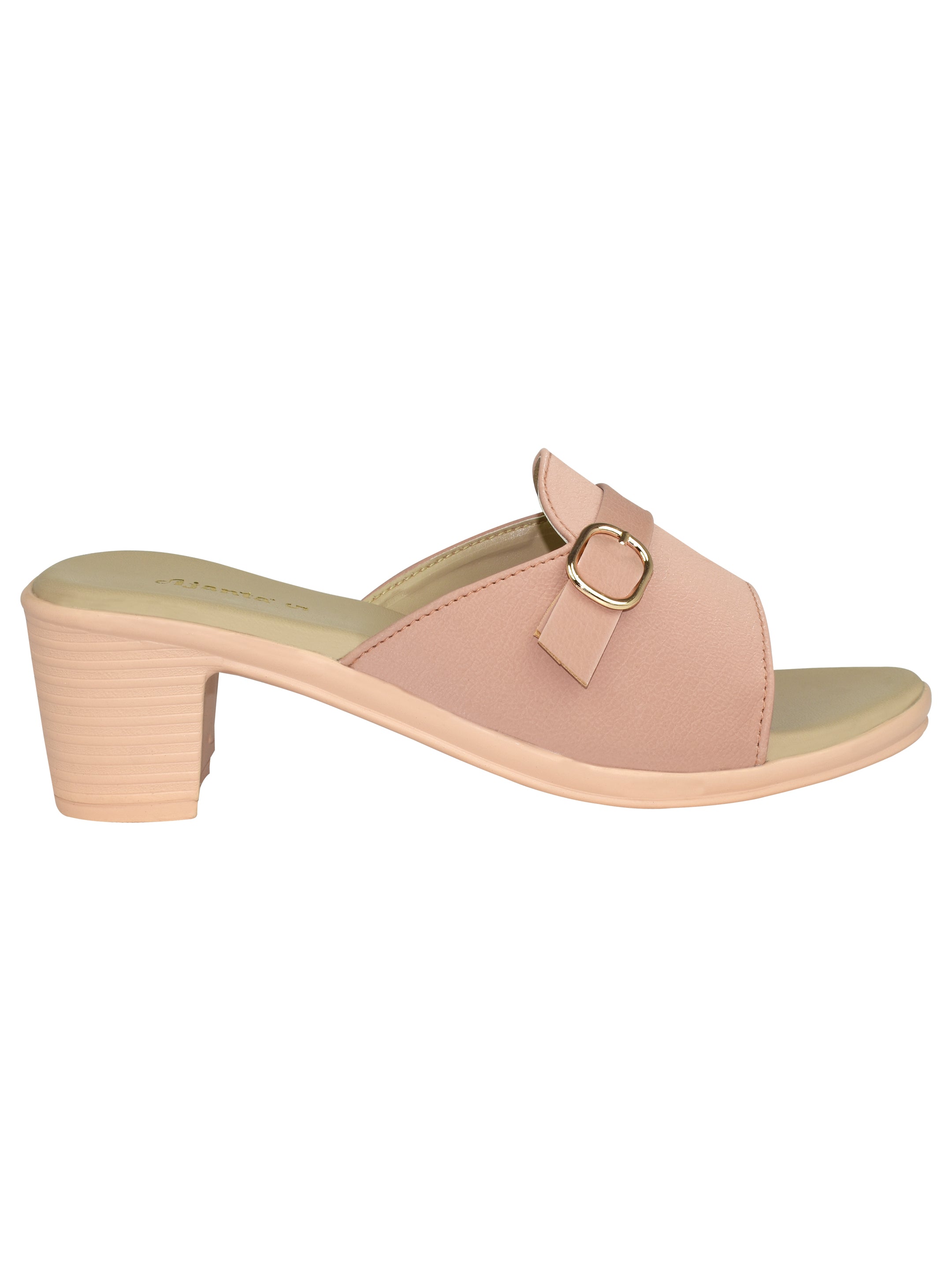 Ajanta Women Stylish Trending And Comfort Fancy Heel Sandal for Casual wear