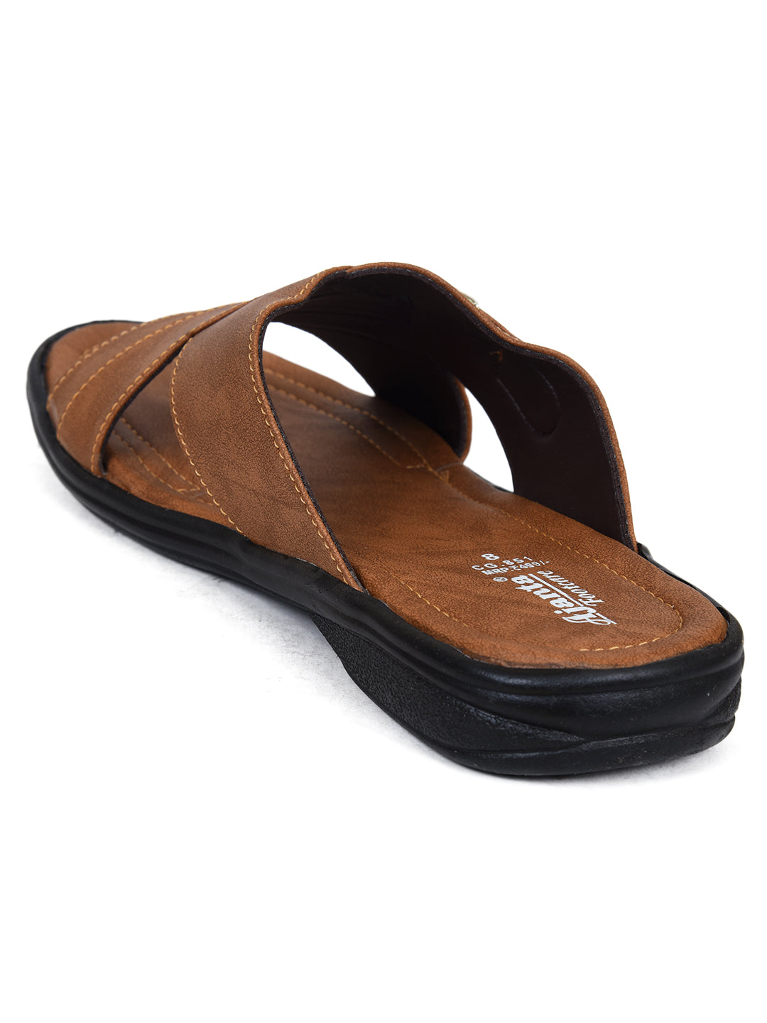 Ajanta Men’s Brown Sandals & Slippers | Durable Synthetic Upper | Sturdy PVC Sole | Comfortable Sandal CG0851