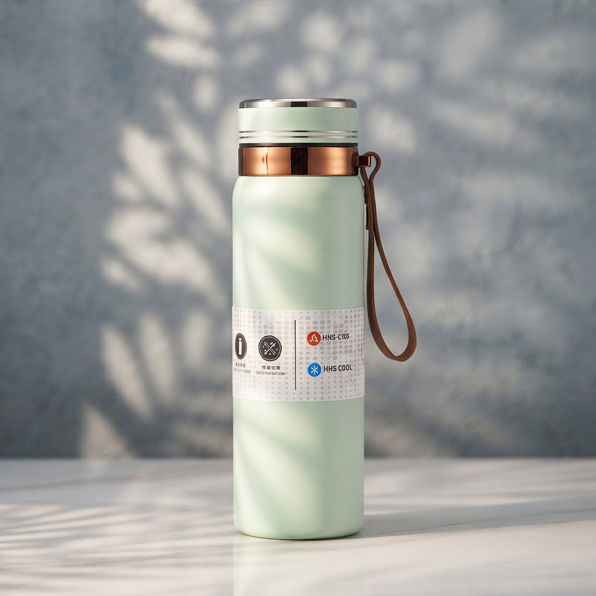 AJANTA 1 Litre Stainless Steel Water Bottle | Double Wall Vacuum Insulated Thermal Flask | 12H Hot & 24H Cold Retention | Leak Proof Water Bottle with Carry Strap, Inner Strainer & Matte Finish Drinking Bottle For Office, Gym & Travel