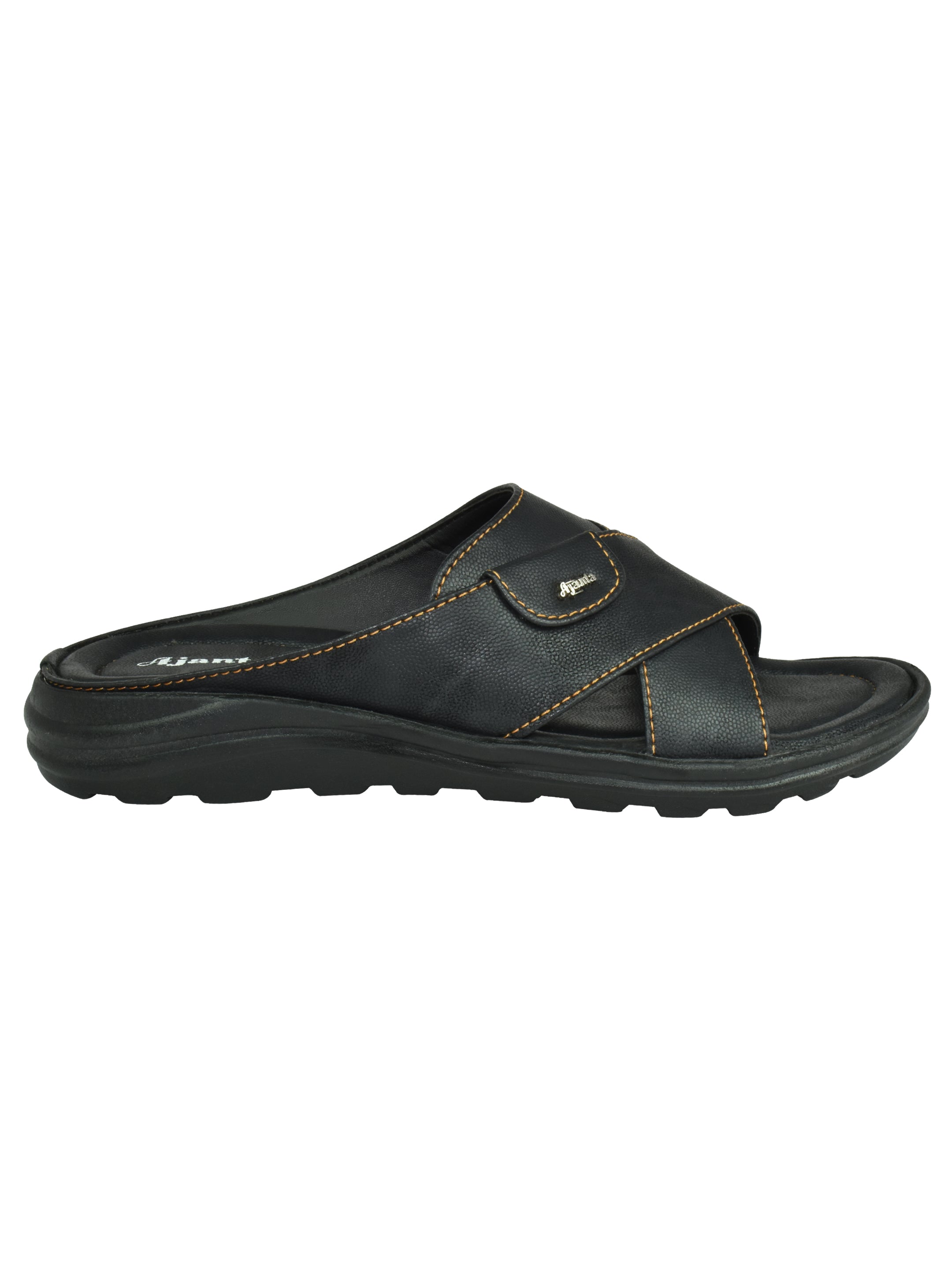 Ajanta Synthetic Sandals for Men Comfortable Sole & Durable Sandal /Men’s Casual Slip-On Sandals
