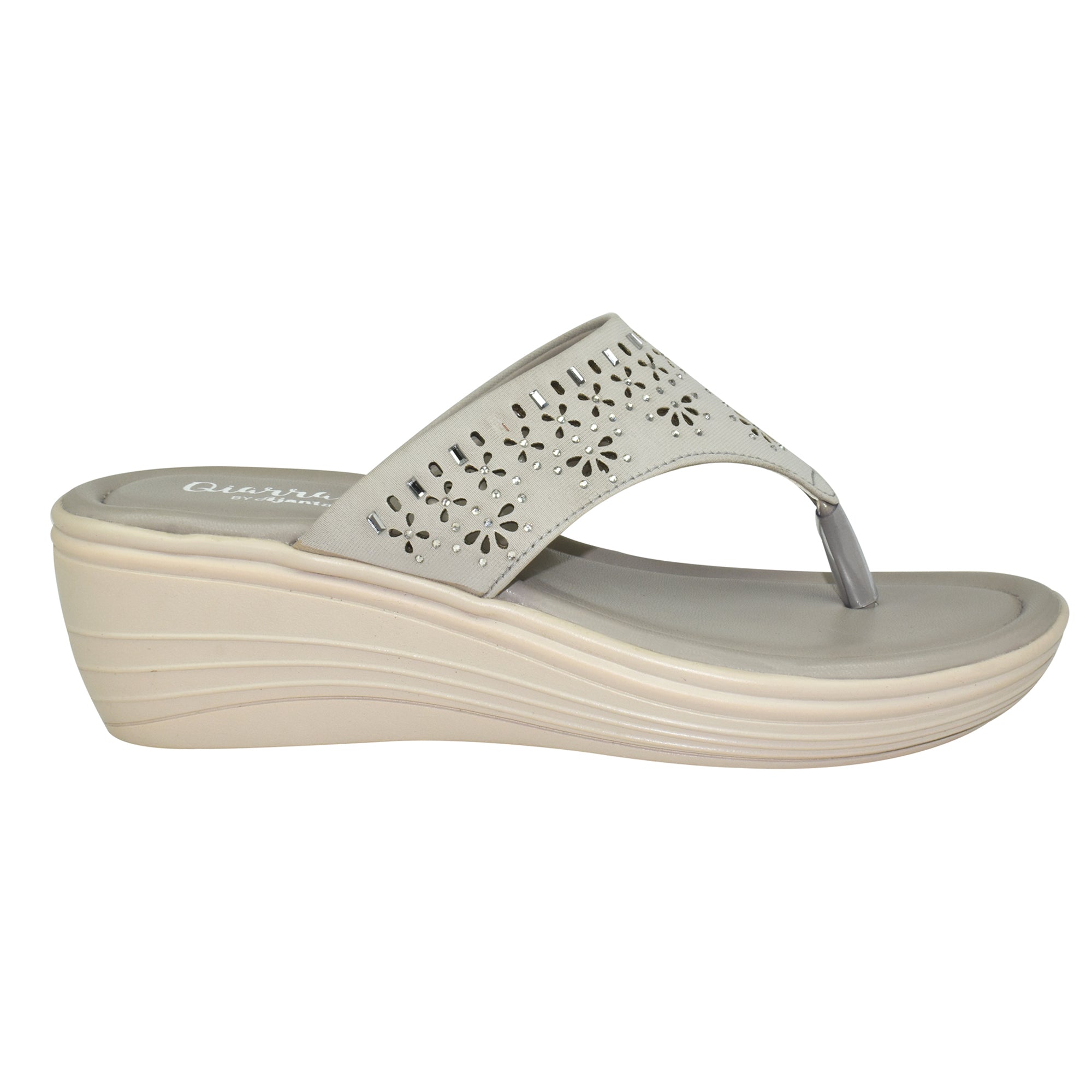 QIARRA by Ajanta Women Stylish Wedge Sandals