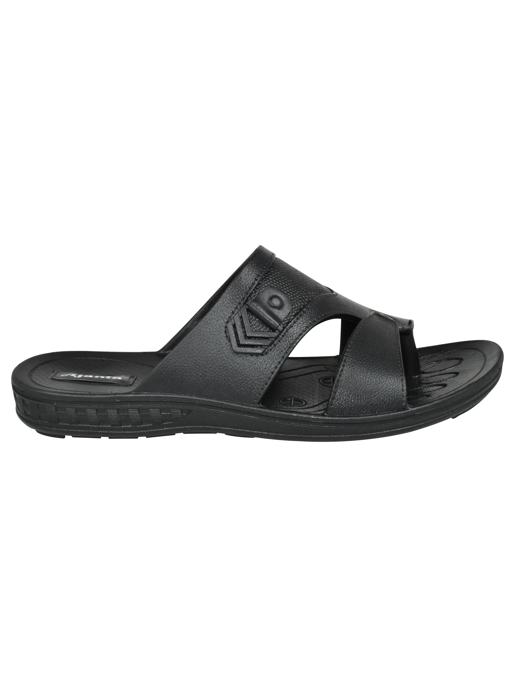 Ajanta Men’s Black Waterproof Anti-Slip & Easy Wear Slip-on Outdoor Sandal EG3044