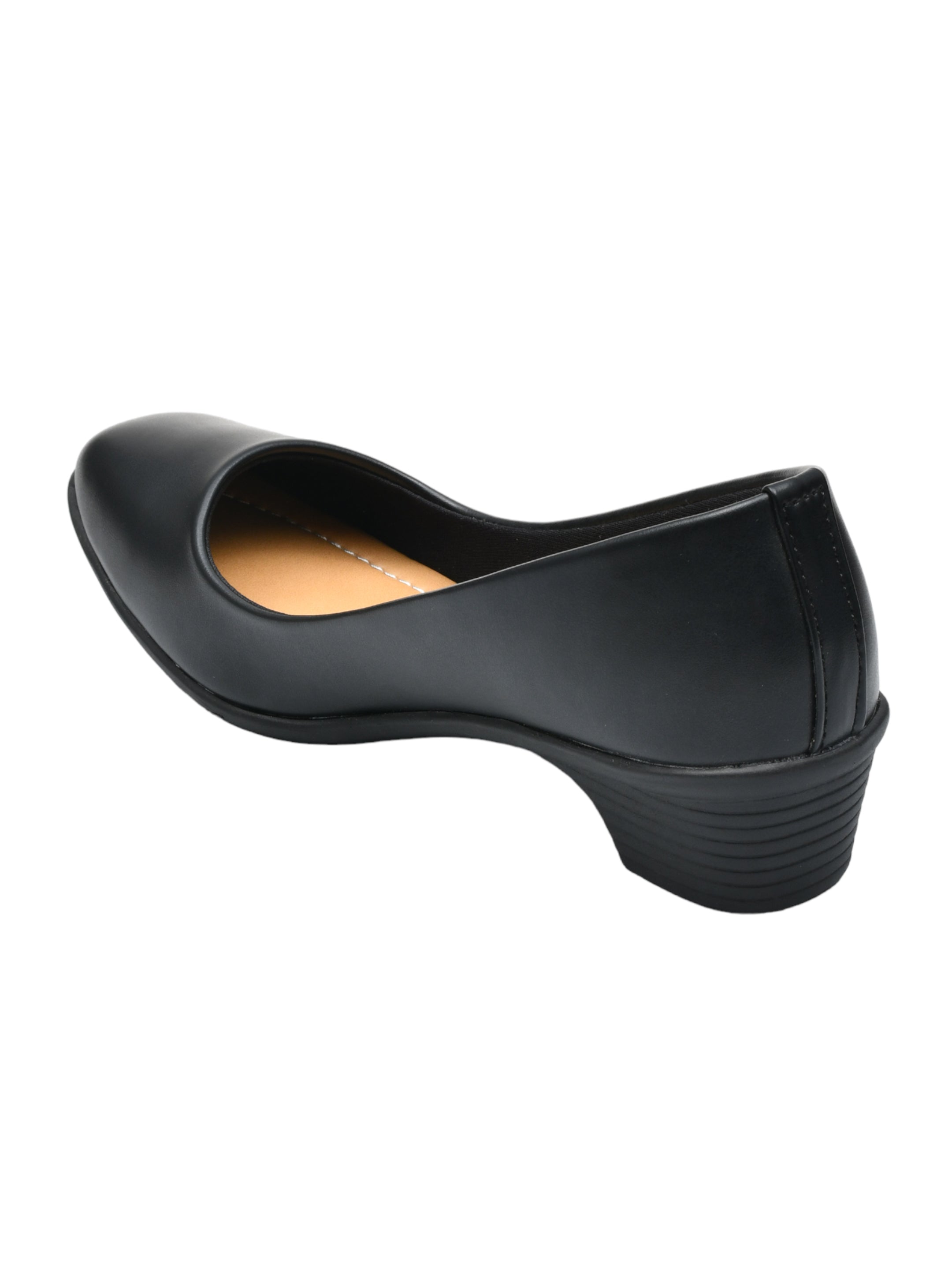 Ajanta Women's Black Bellies | Durable Synthetic Upper | Comfortable PVC Sole | Stylish & Versatile Bellies SL0639