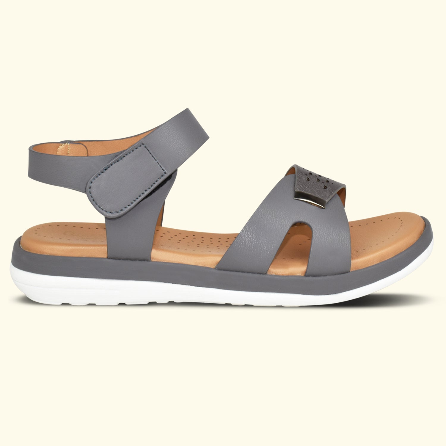 AJANTA Women Stylish Wedges Sandals For Women,Comfortable and Stylish Wedges,Soft Cushion Footbed For Casual Wear & Formal Wear Occasions EL4019