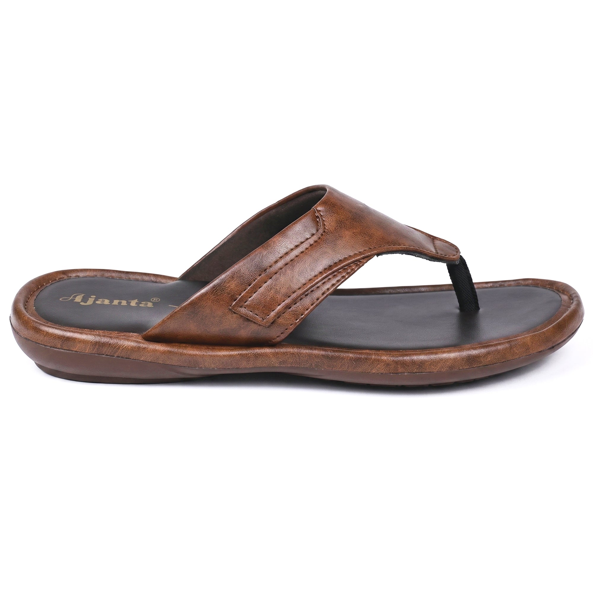 AJANTA Women Stylish Flat Sandals | Flexible Sole | Comfortable Fit (Brown)