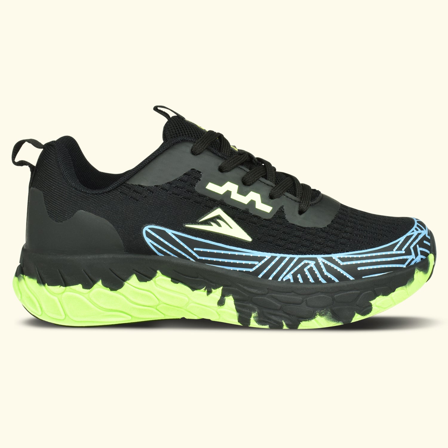 AJANTA Neo-Glide Pacer Runner Shoe | Lightweight, Durable,Energetic Athletic Shoes |Perfect for Sports, Fitness, and Daily Workouts EG1043