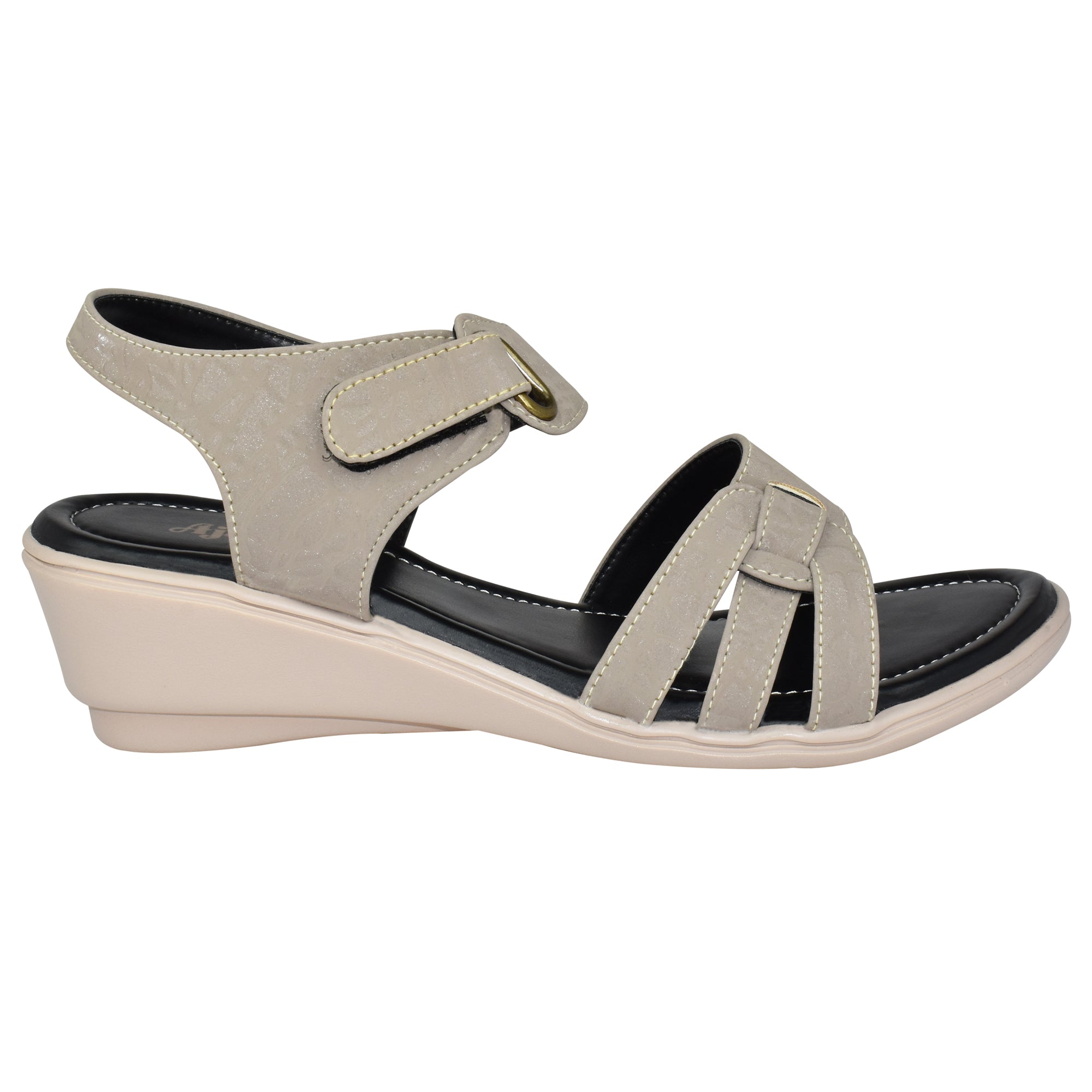 Ajanta Women's Adjustable Ankle Strap Sandals