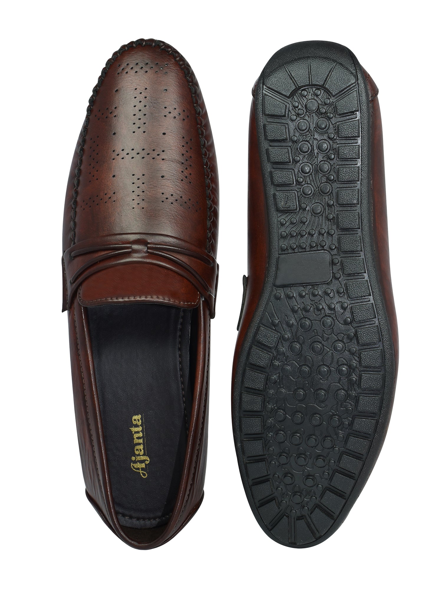 Ajanta Men loafers / Men’s Classic Formal Loafers / Anti-Skid Sole & Stylish Fit EG4001