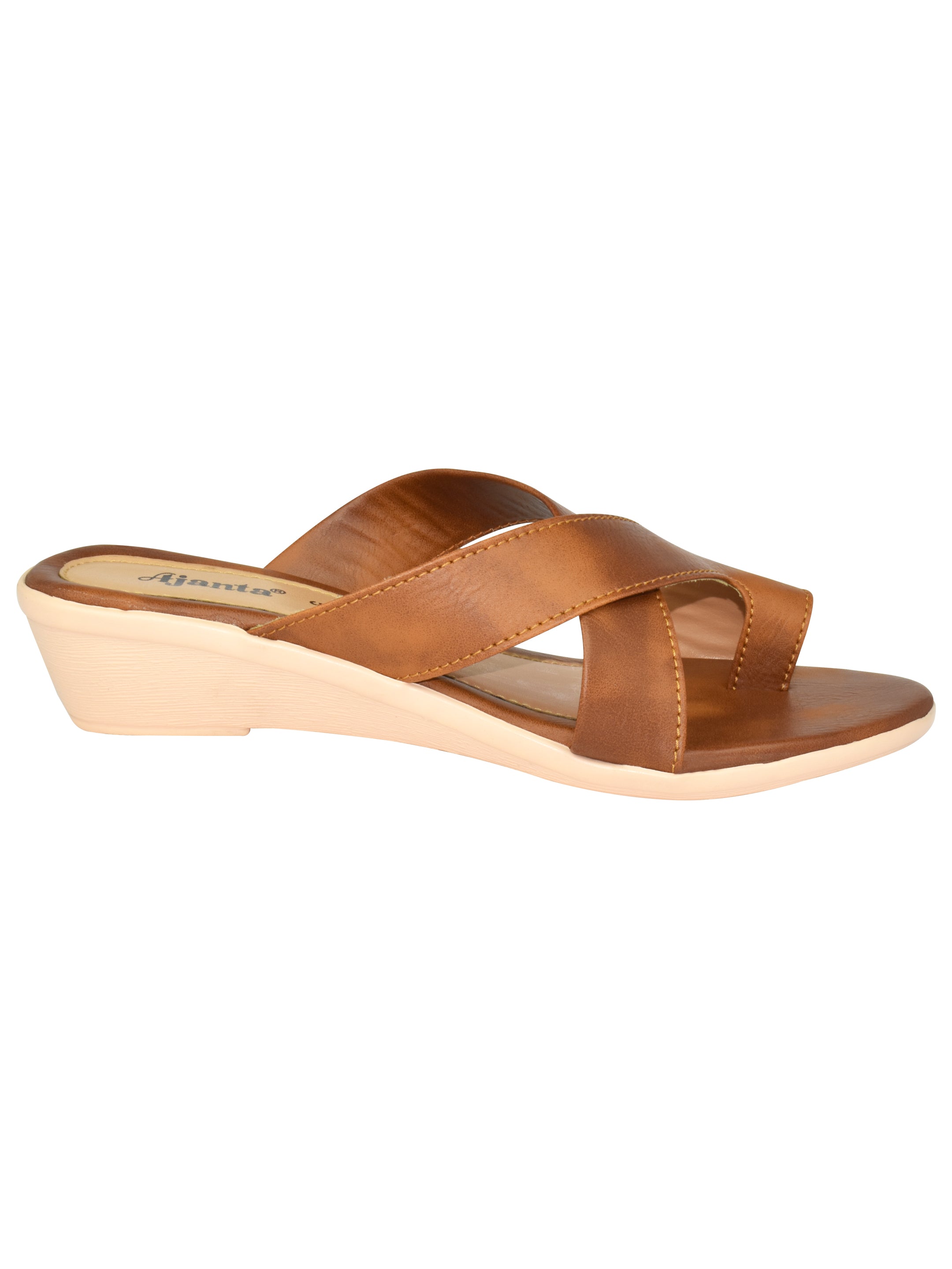 Ajanta Women's Stylish Heel Sandal / Elegant & Comfortable sandal / Stylish Slip-On Sandals with Comfortable FitCL0893