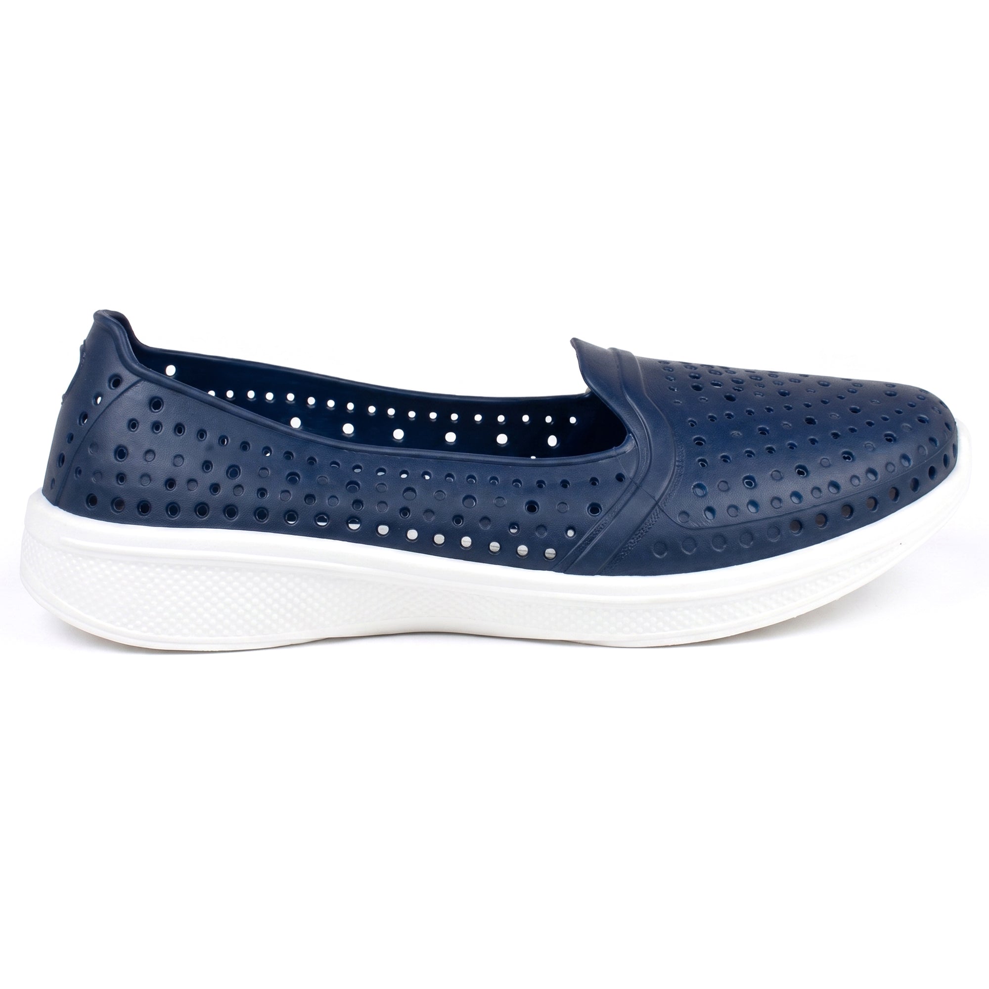 AJANTA Women PVC Molded Casual Shoes | Lightweight Comfortable Slip-On Daily Wear Footwear (Cream)
