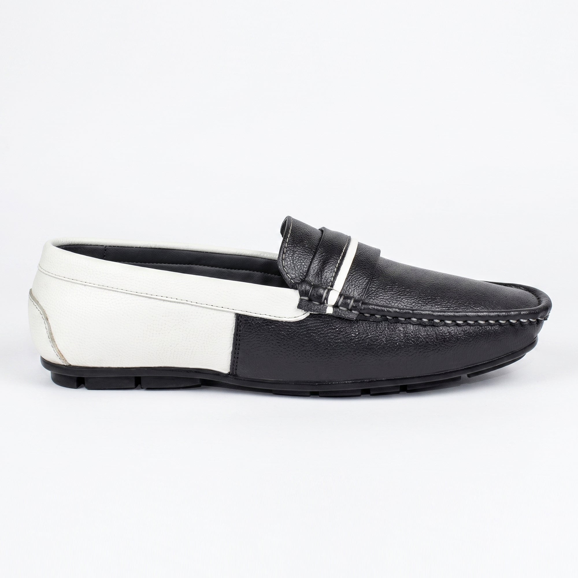 AJANTA Men Stylish Loafers | Synthetic Leather Casual Slip-On Shoes for Daily Wear