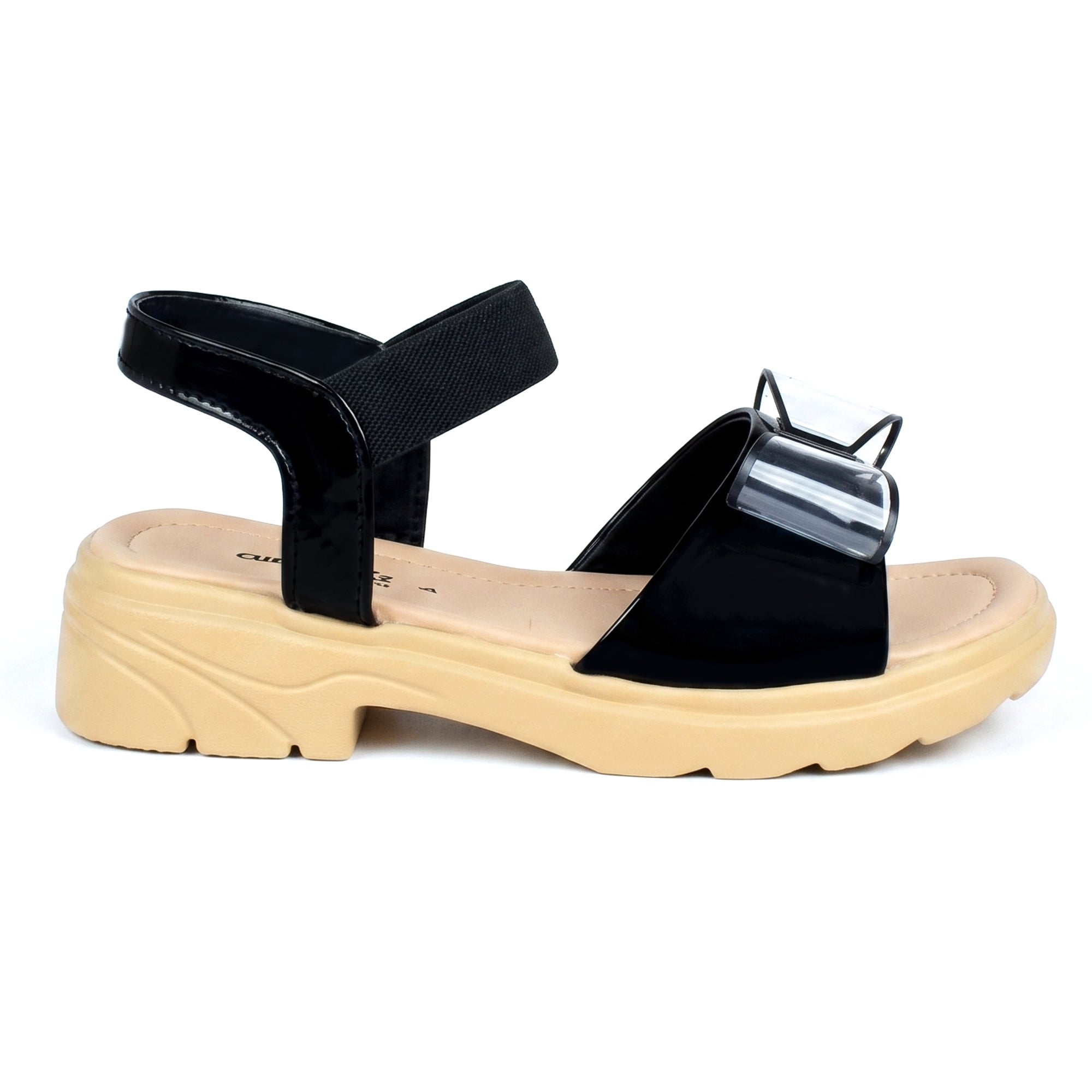 AJANTA Girls Adjustable Strap Sandals | Soft Cushion | Durable Sole