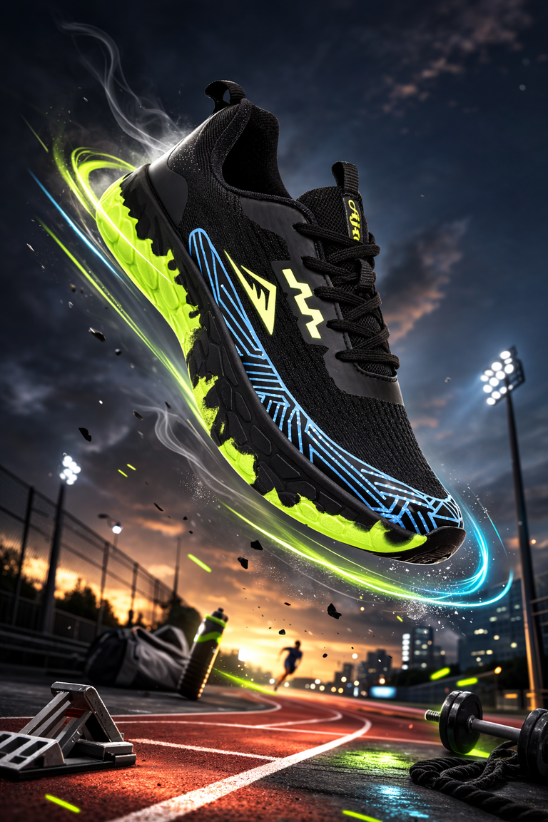 Ajanta Men's Neo-Glide Pacer Runner Shoe