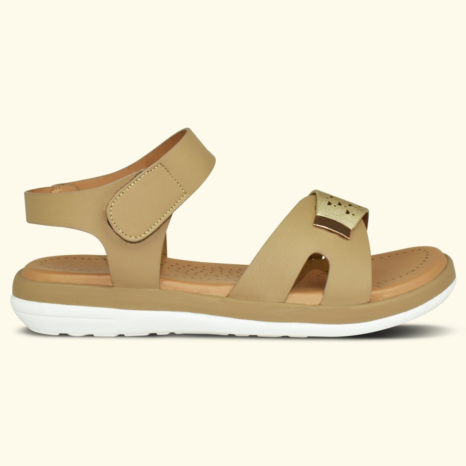 AJANTA Women Stylish Wedges Sandals For Women,Comfortable and Stylish Wedges,Soft Cushion Footbed For Casual Wear & Formal Wear Occasions EL4019