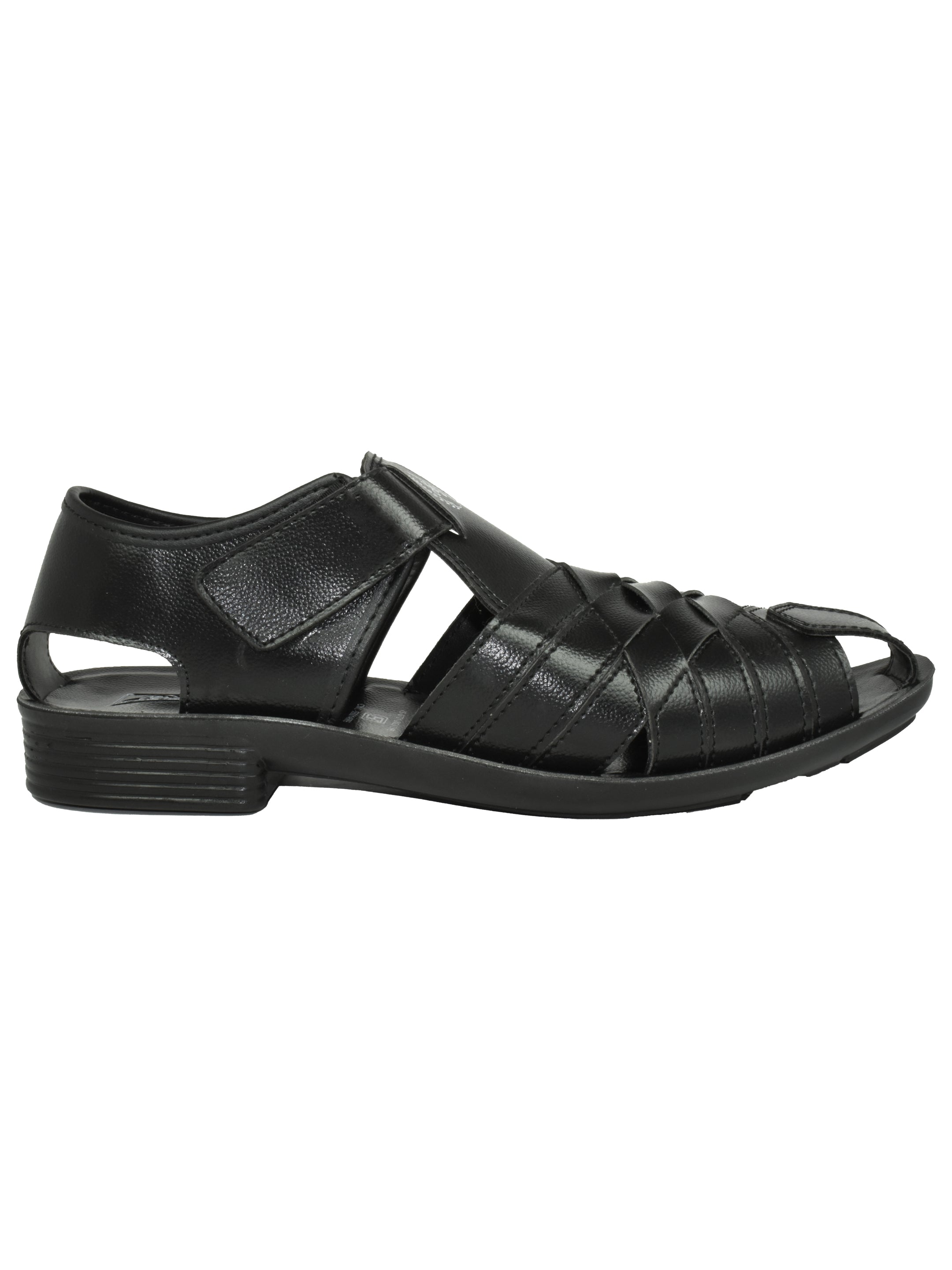 Ajanta Men’s Classic Black Cycle Shoe Sandal with Adjustable Strap & Anti-Slip Sole