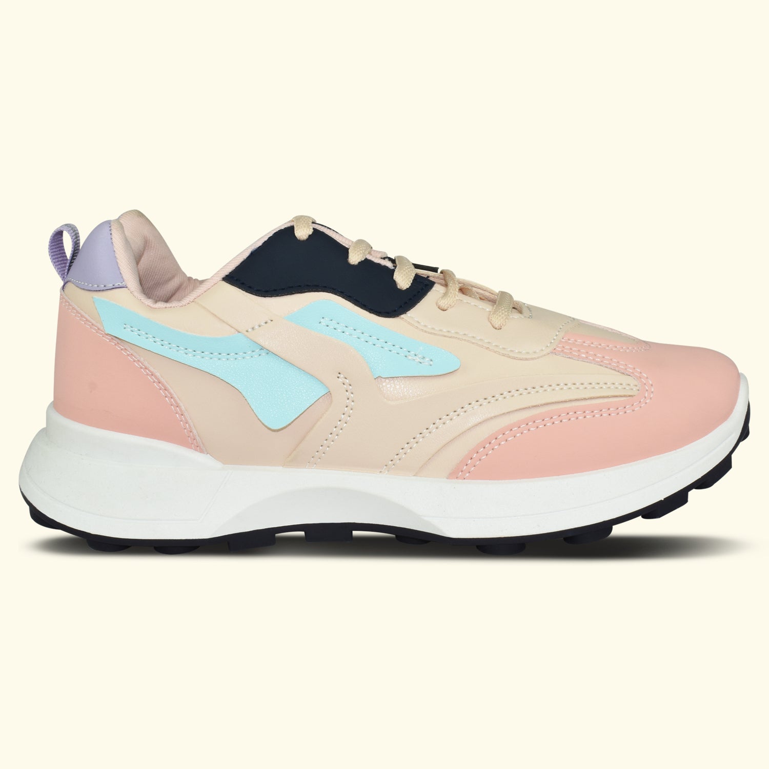AJANTA Women Olive Lightning Chunky Sneakers | Stylish,Lightweight,Comfortable,Trendy Streetwear Sneakers EL5039