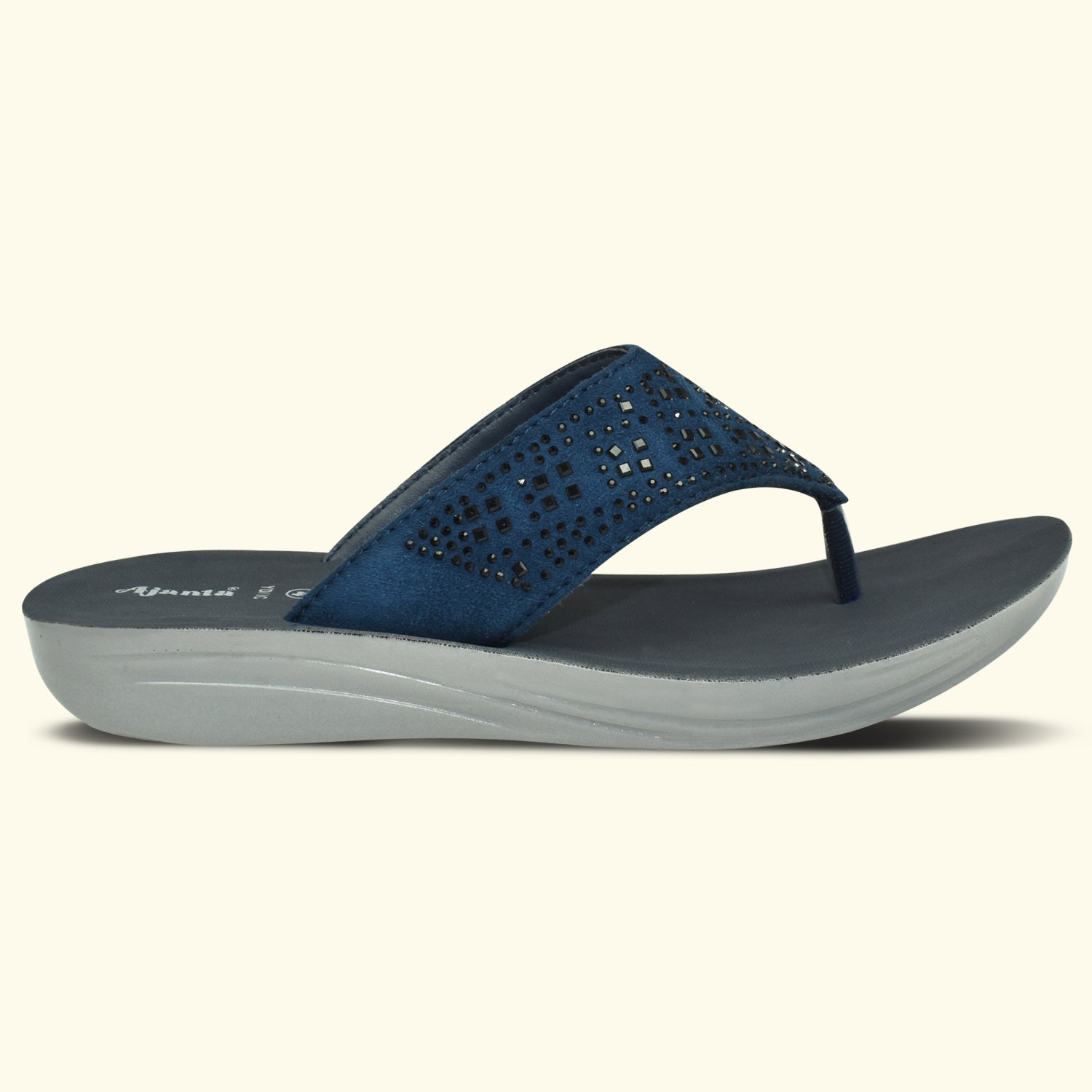 AJANTA Women Sandals |Lightweight & Comfortable | Stylish| Fancy|| Perfect for Casual Outings EL1020