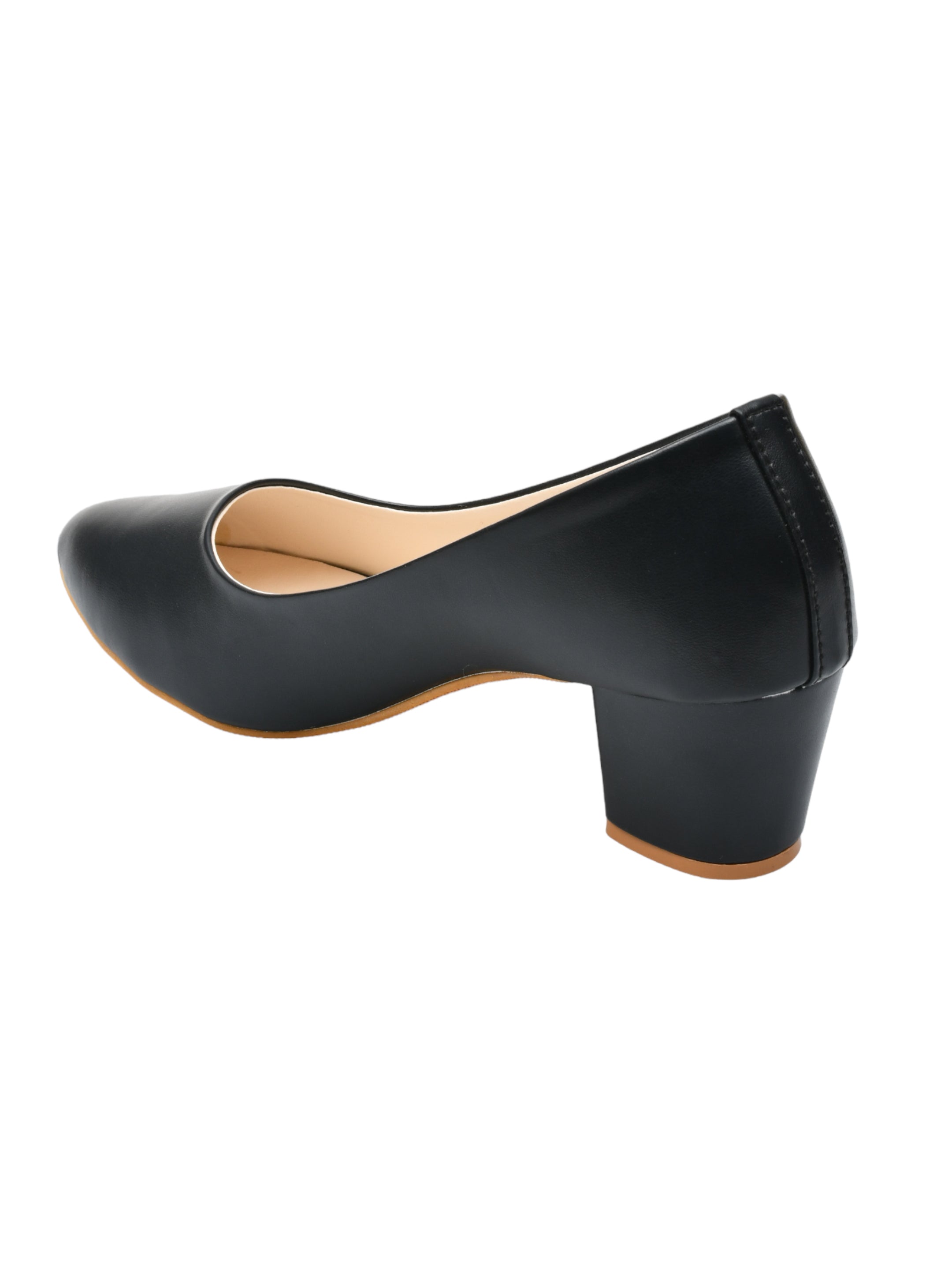 Ajanta Women's Black Synthetic Formal Shoes | Formal Heel Shoes SL0703