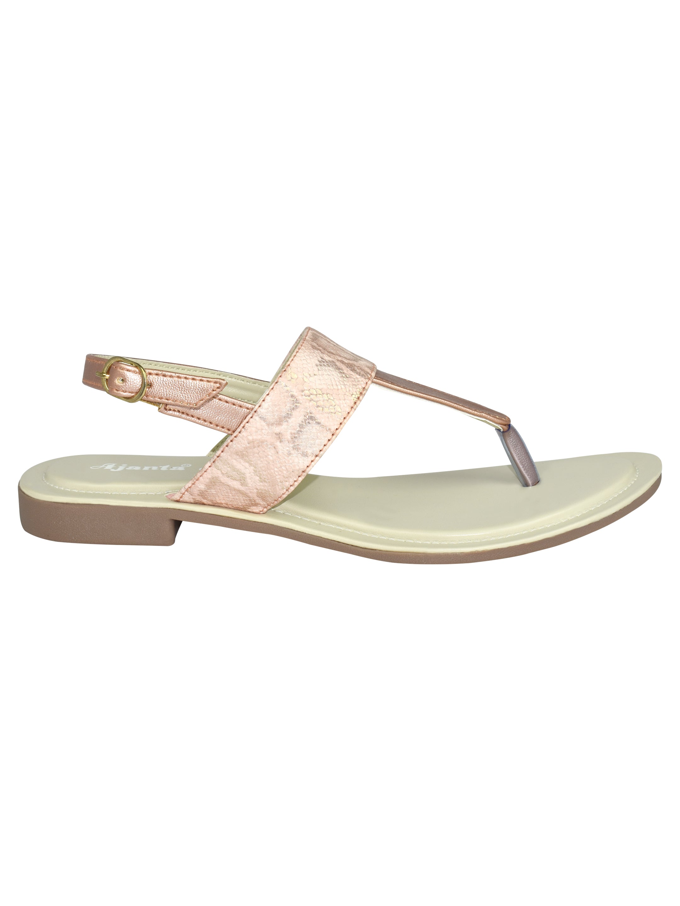 Ajanta Comfortable flat sandals for women stylish Casual Soft chappal Summer Look with These Flats EL4013