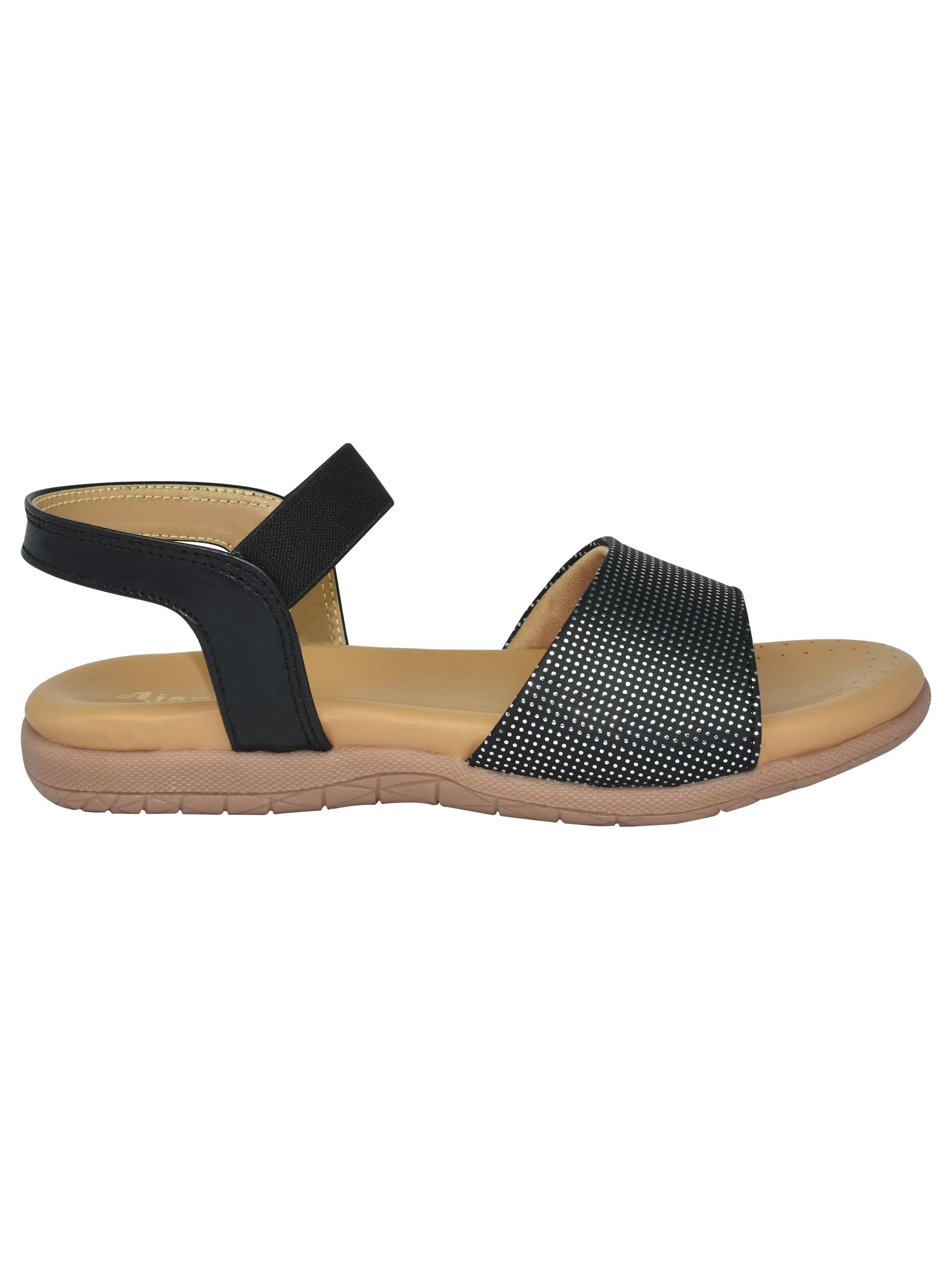 Ajanta Women Flat Sandal / Anti-Slip Flat Sandals / Chic, Comfortable, and Safe for Daily Use EL4005