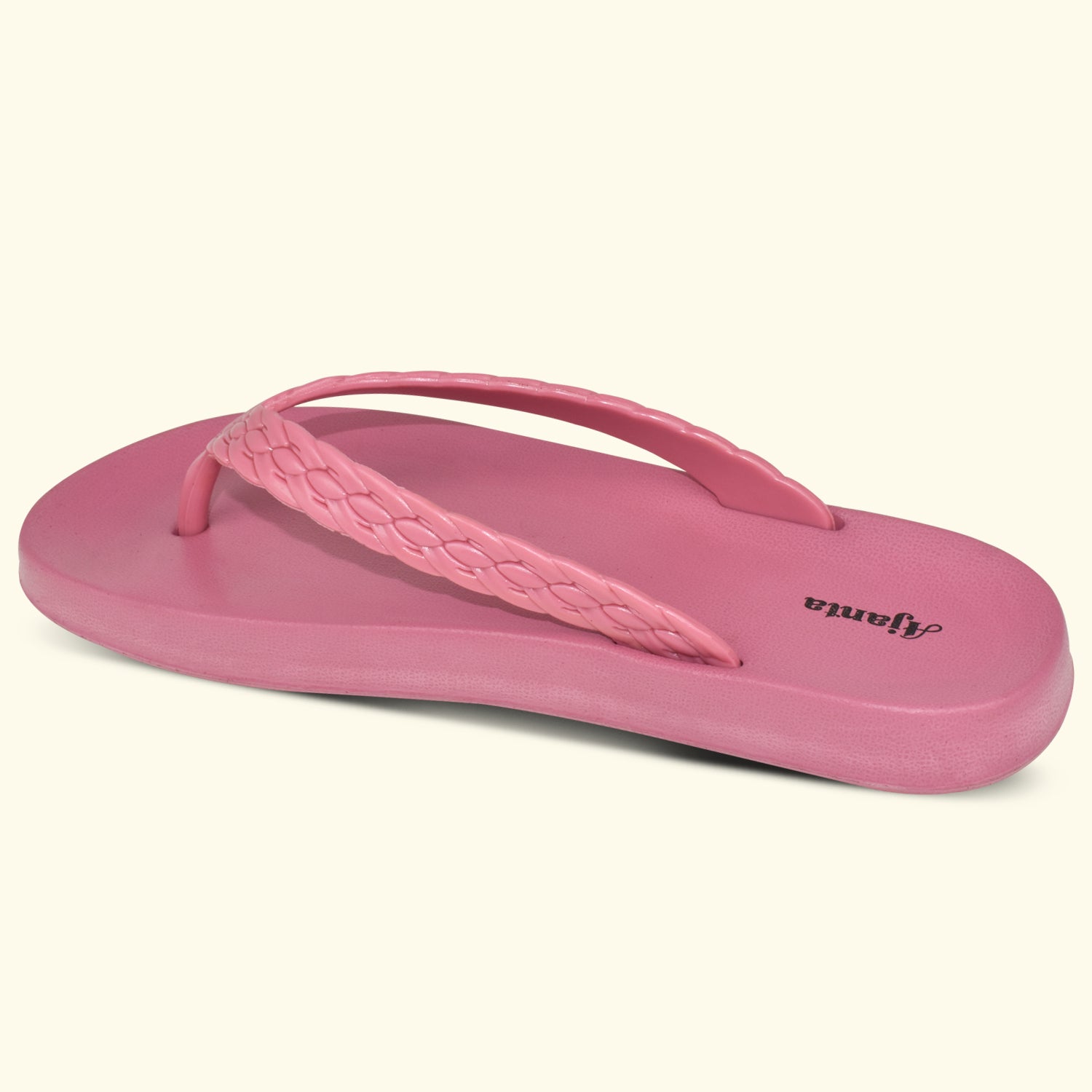 Ajanta Women’s Casual PVC Slip-On Slippers – Lightweight EVA Sole for Everyday Comfort-EL1044