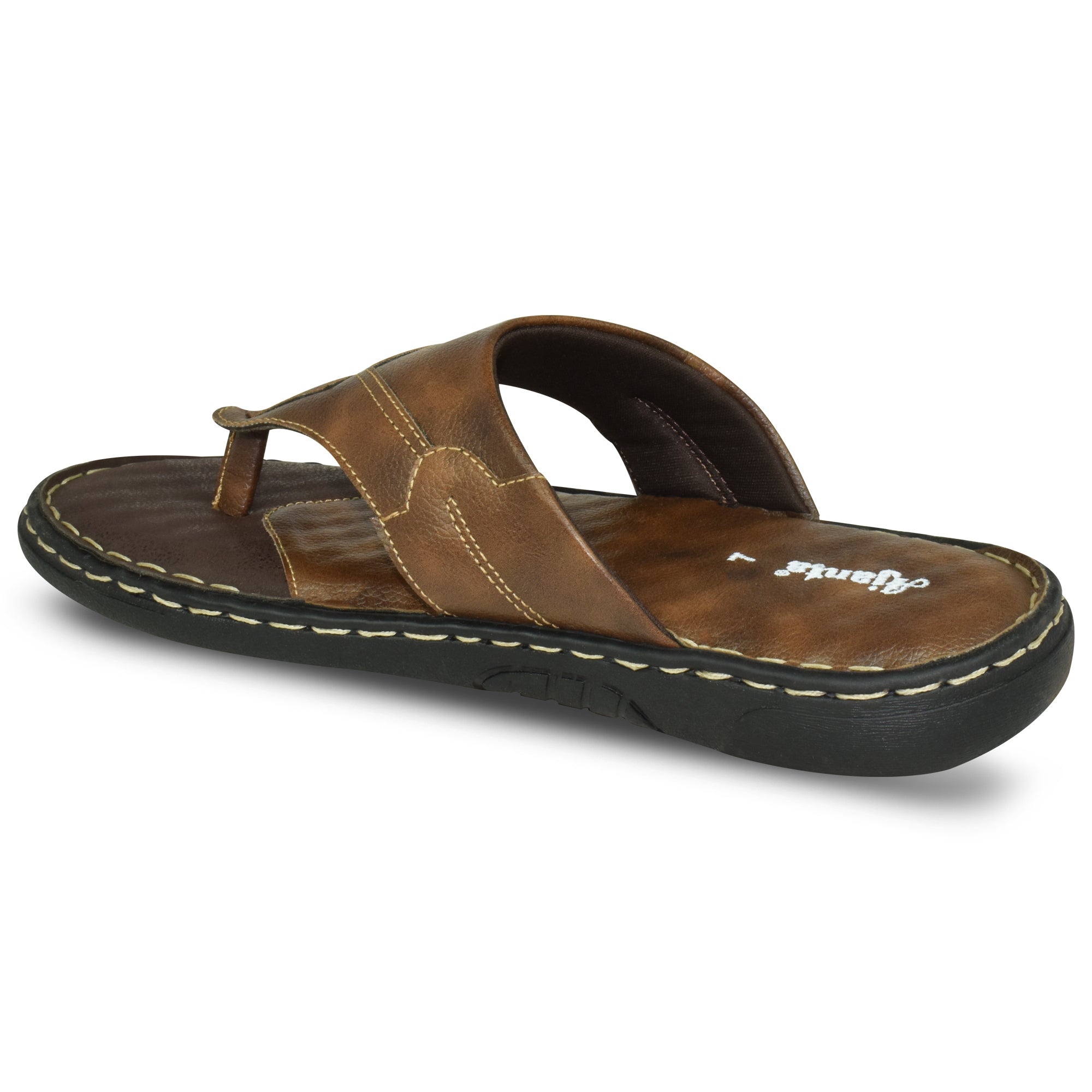 Ajanta Men’s Slip-On Sandals Soft Cushioned Regular Wear Footwear