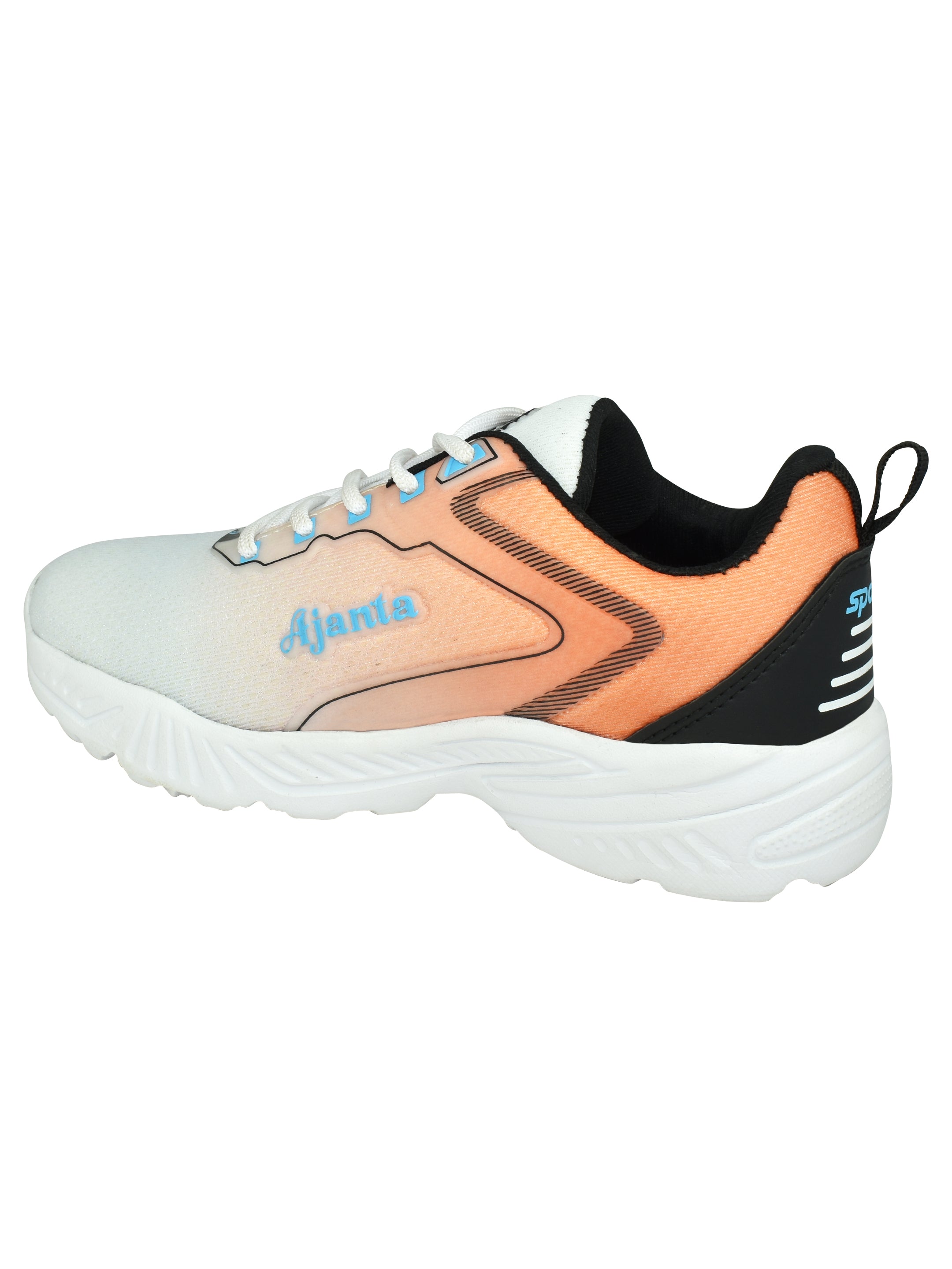 Ajanta Boys Orange Stylish Shoes | Lightweight Long Lasting Sports Shoes |  Mesh Upper with EVA Sole | Sports shoes EK2007