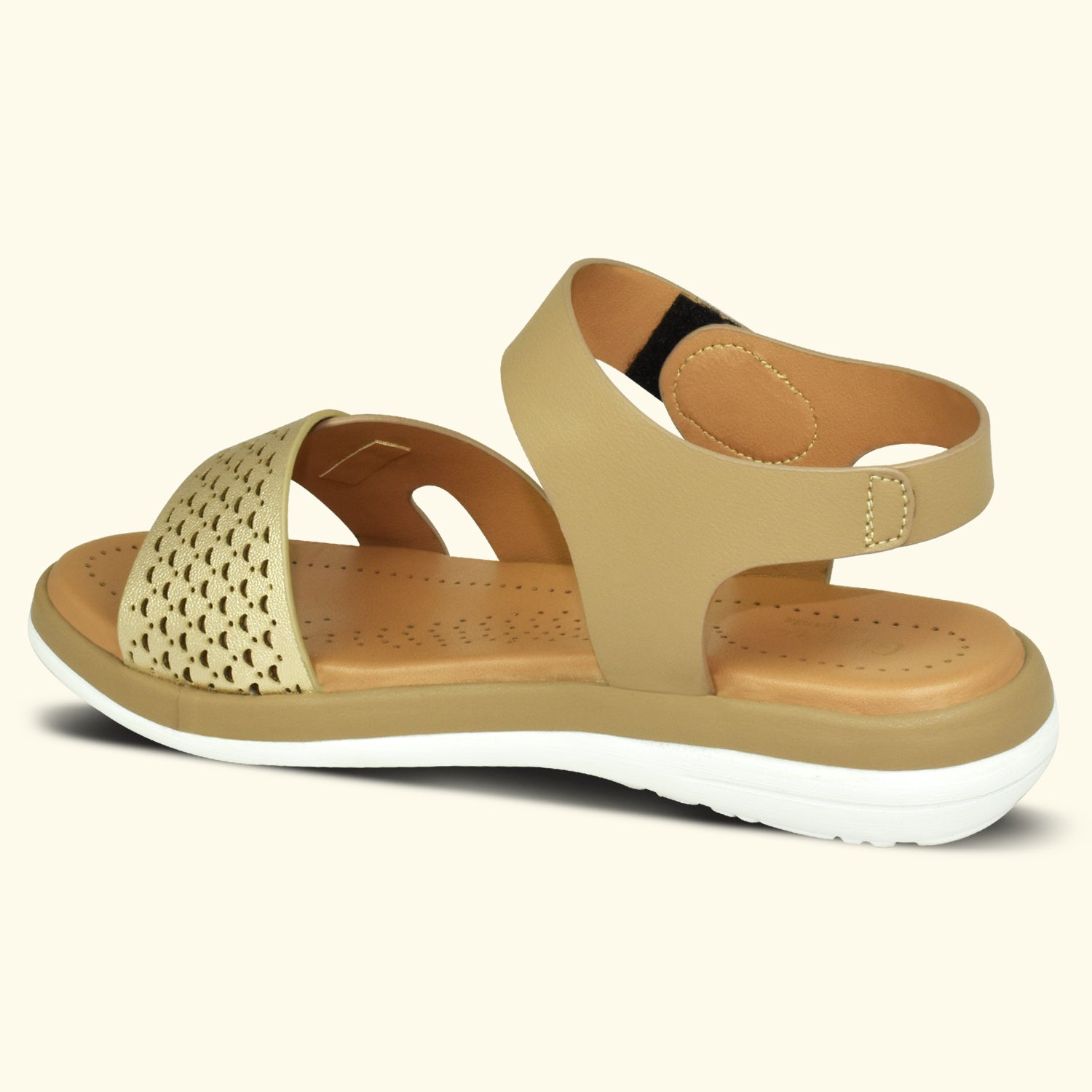 AJANTA Women Stylish Wedges Sandals For Women,Comfortable and Stylish Wedges,Soft Cushion Footbed For Casual Wear & Formal Wear Occasions EL4019
