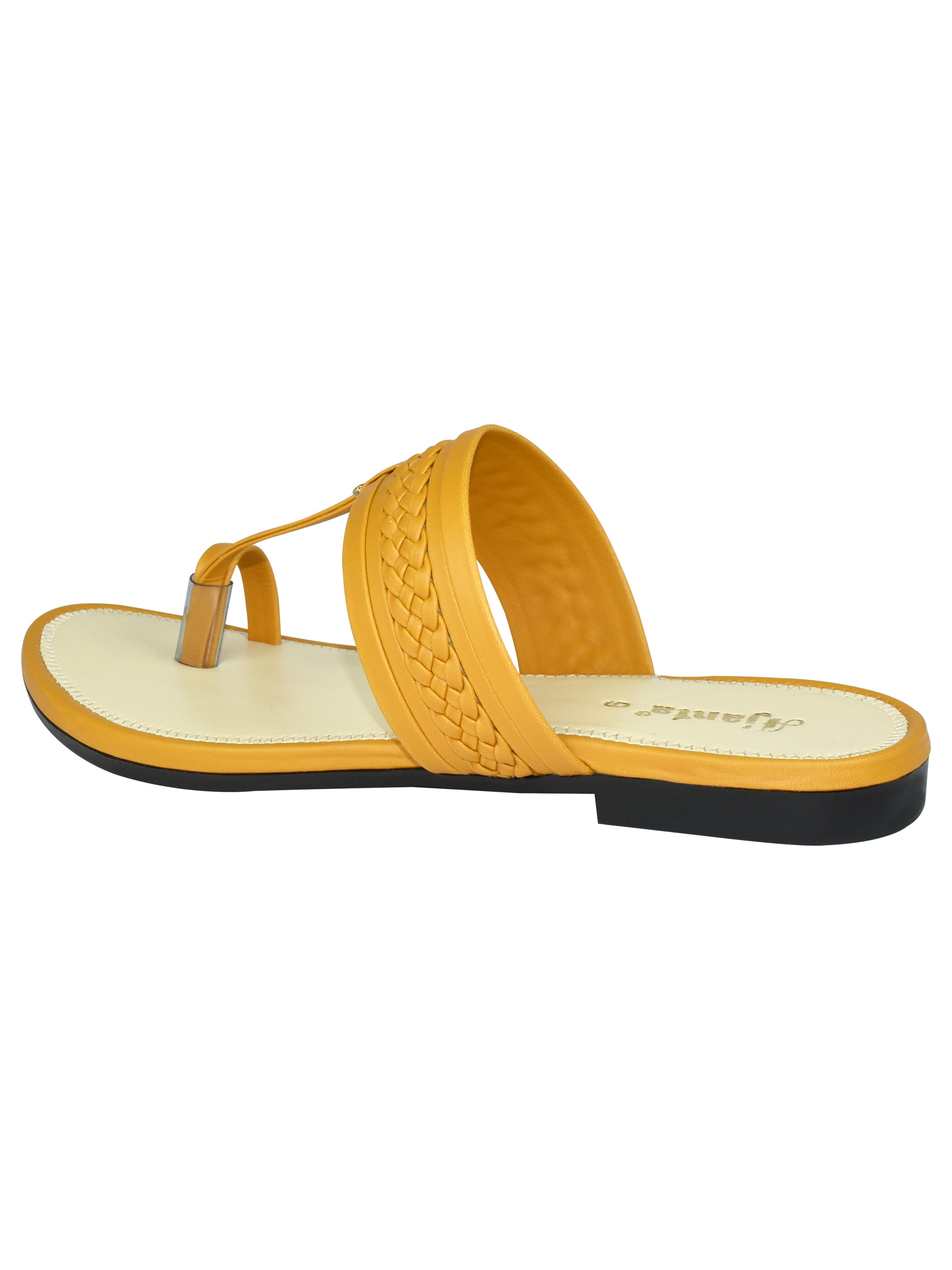 Ajanta Women Flat Sandal / Stylish & Lightweight with Anti-Slip Grip / Comfortable & Anti-Skid Sole for Safe Wear EL2011