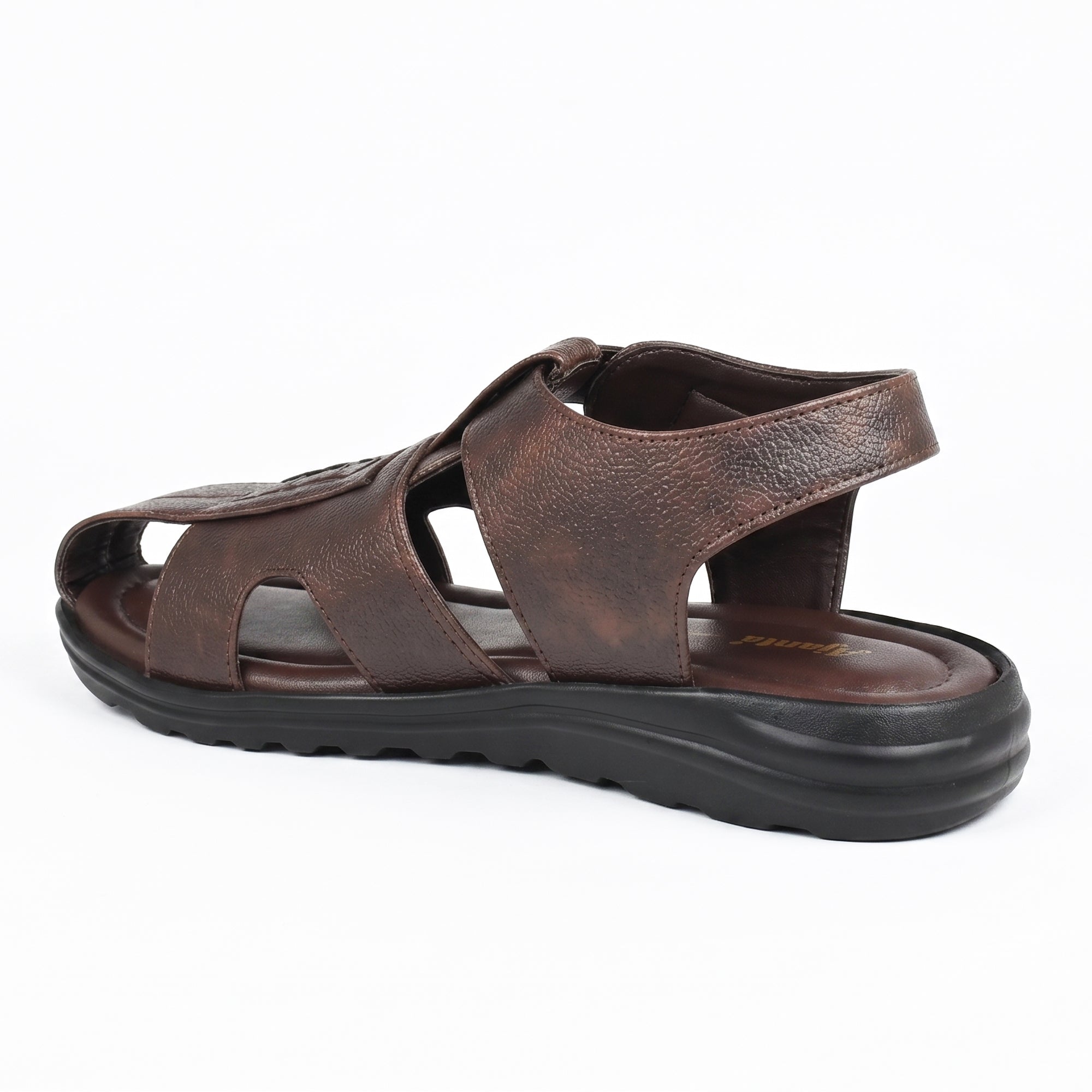 AJANTA Mens Comfort Velcro Sandals | Cushioned Footbed | Durable Sole