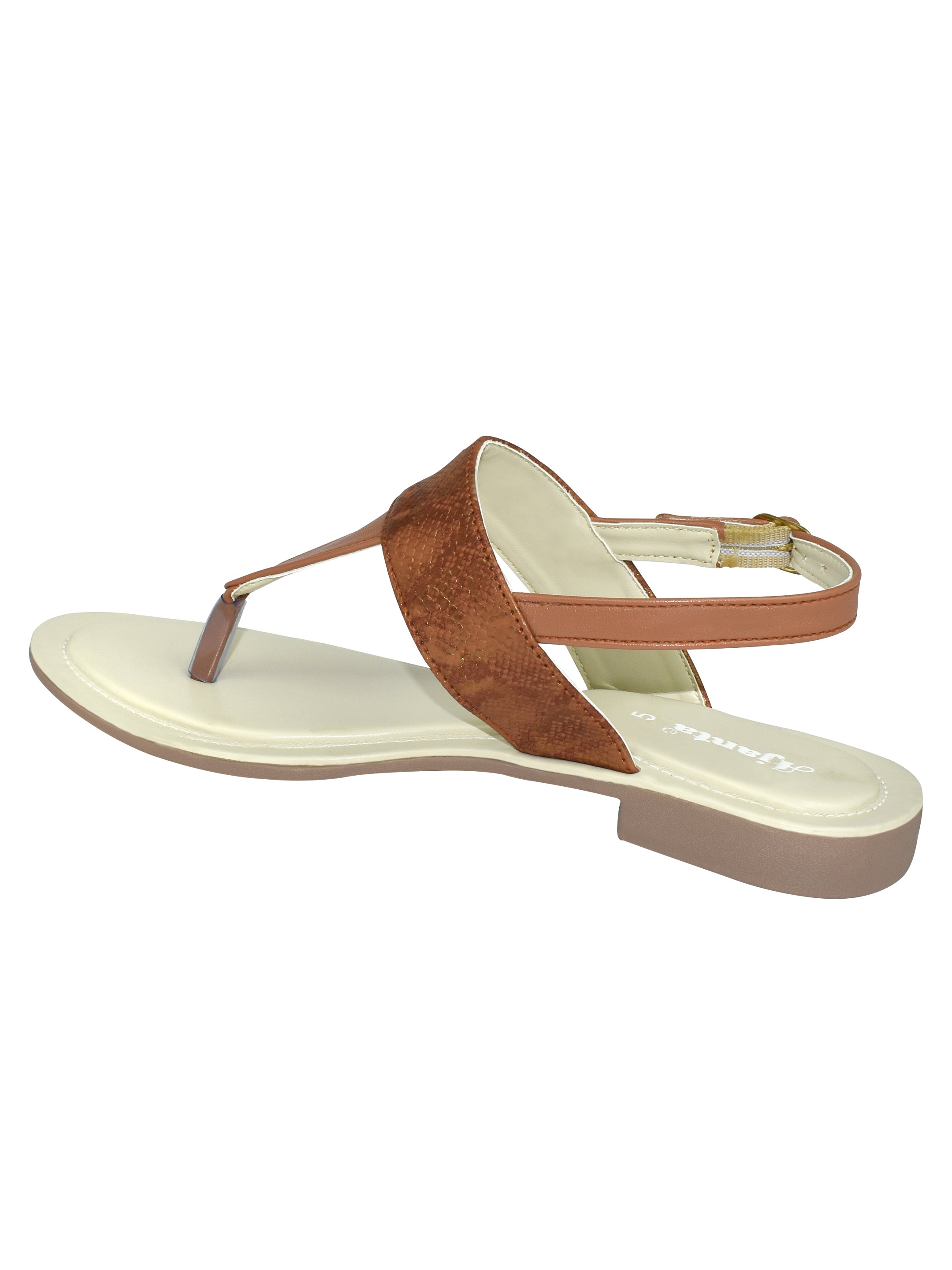Ajanta Comfortable flat sandals for women ,stylish Casual Soft chappal Summer Look with These Flats EL4012