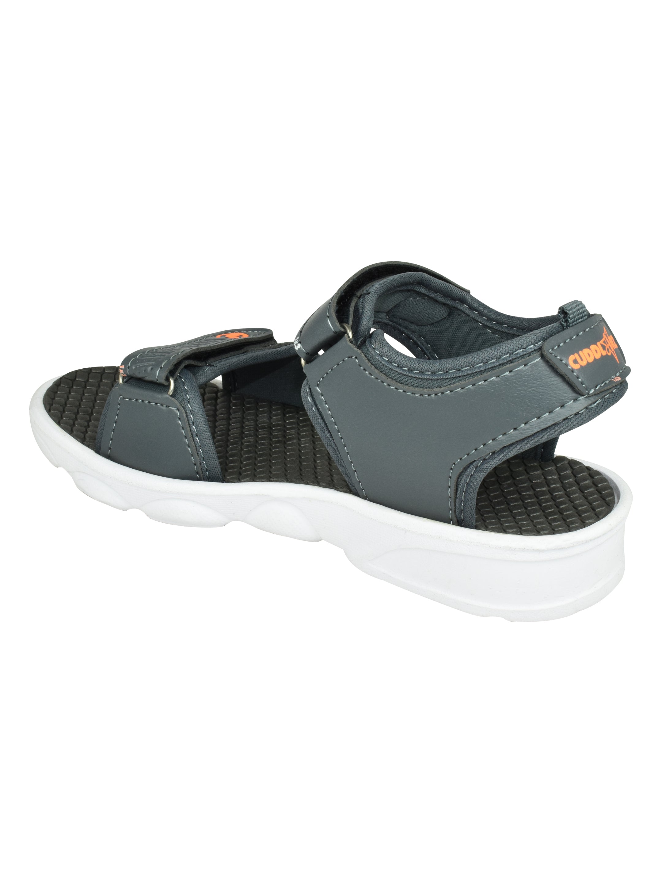 Boys' Grey Velcro Sandals
