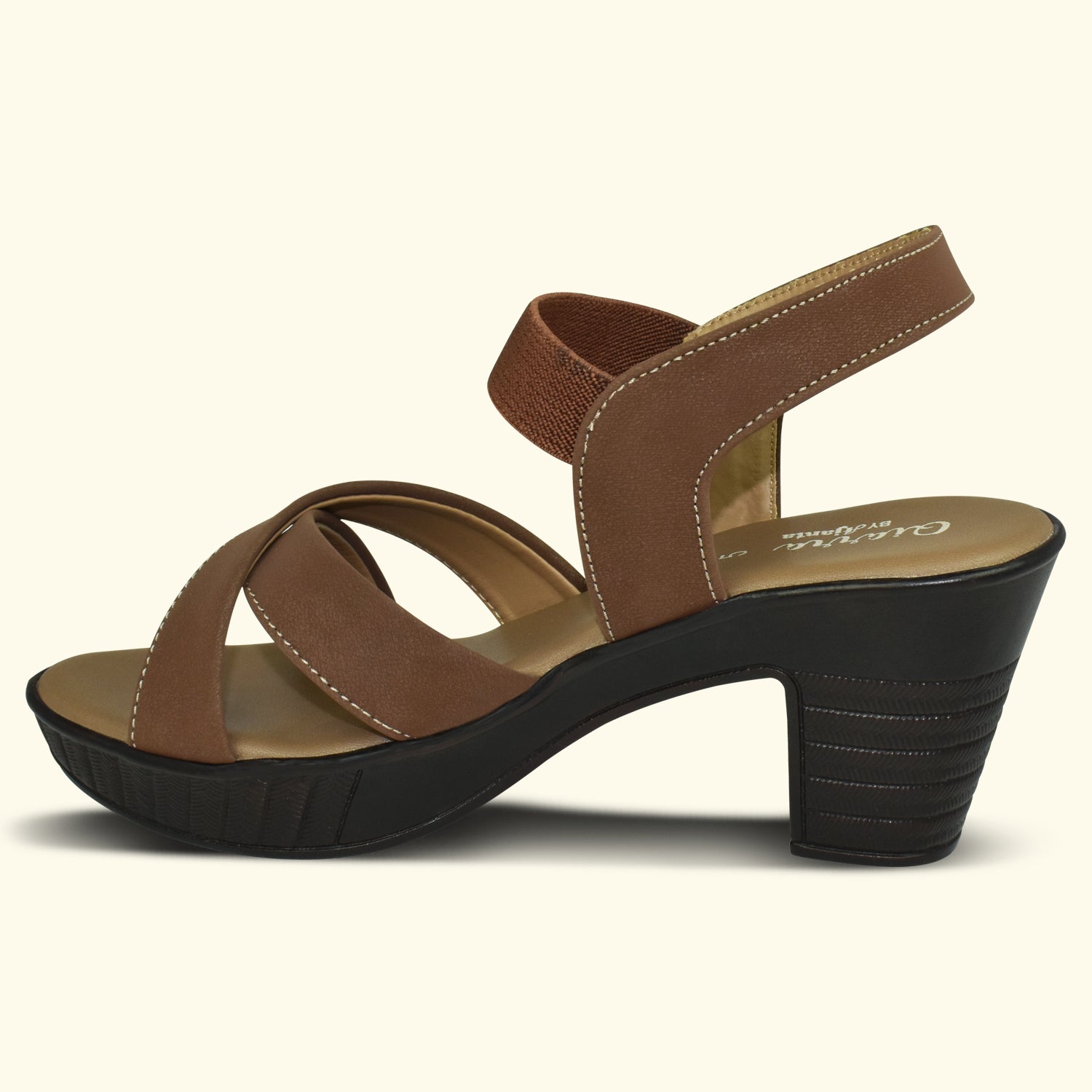 AJANTA Women Fashion Heel Sandals | Lightweight Stylish, Elegant, Comfy For Daily & Party Use EL4018